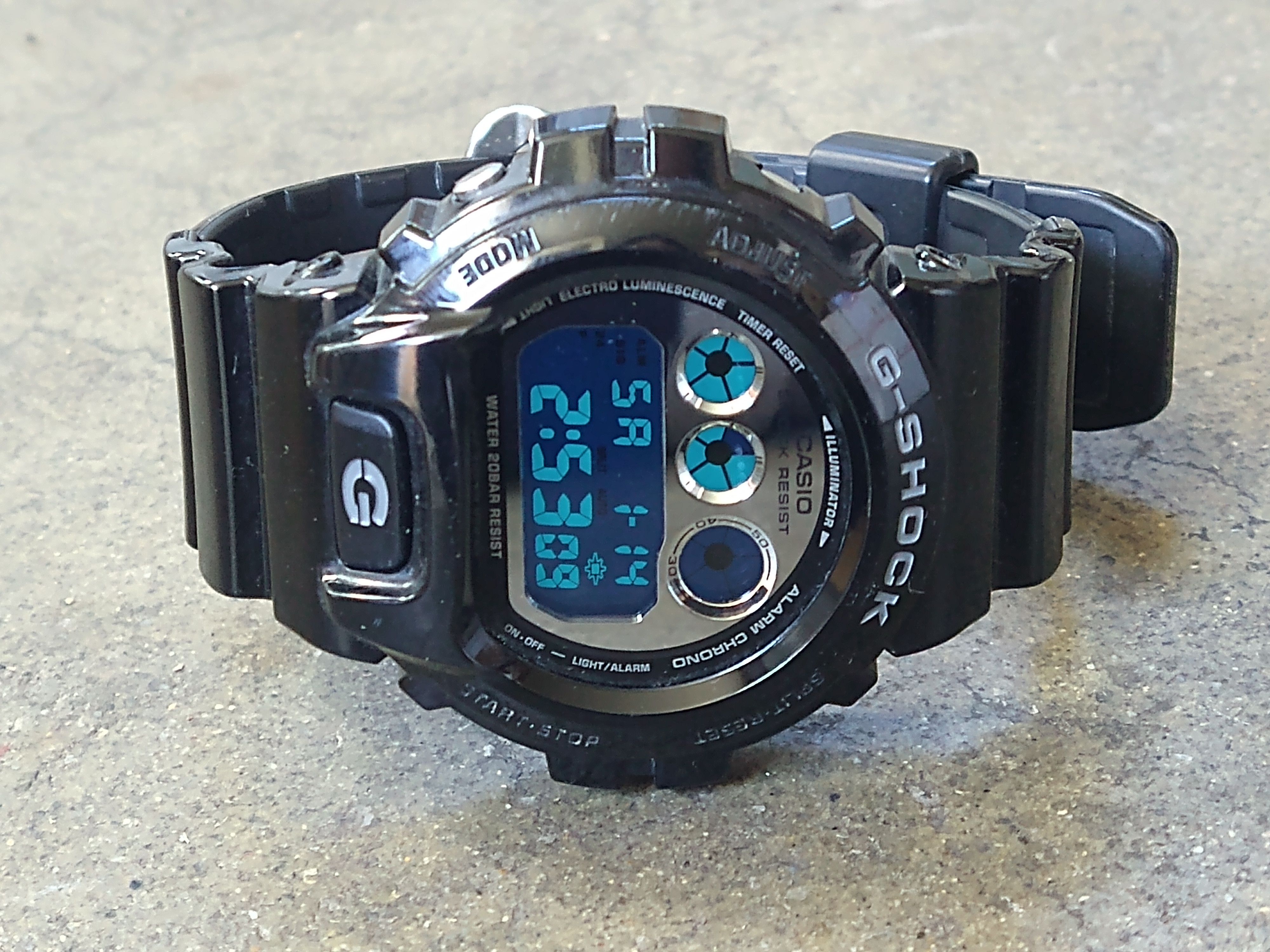 Casio × G Shock Casio G-Shock DW-6900NB-1 Watch Black Silver Size ONE SIZE - 2 Thumbnail