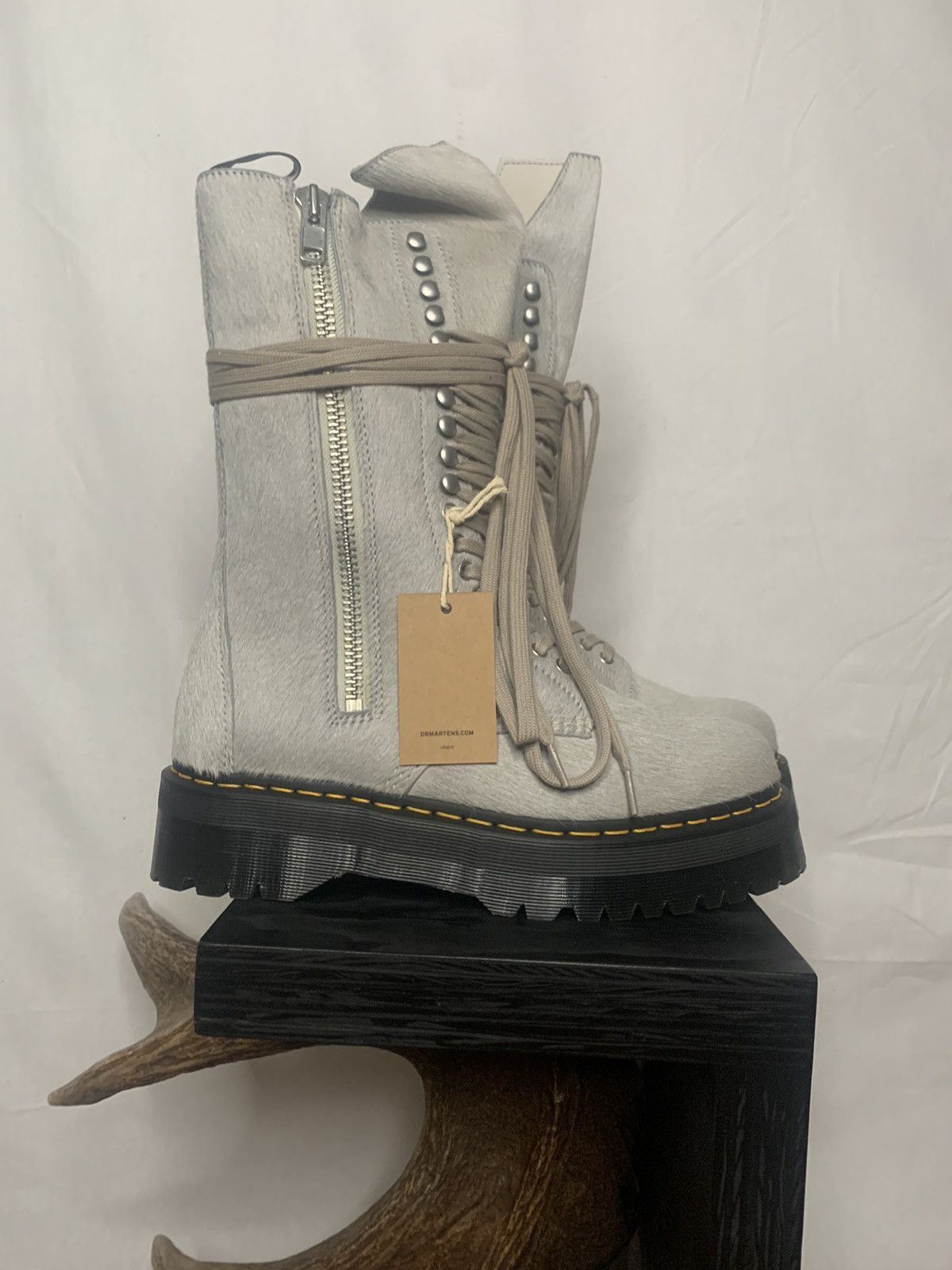 Dr. Martens × Rick Owens Rick owens vs dr. Martens EU45 Size US 11 / EU 44 - 1 Thumbnail