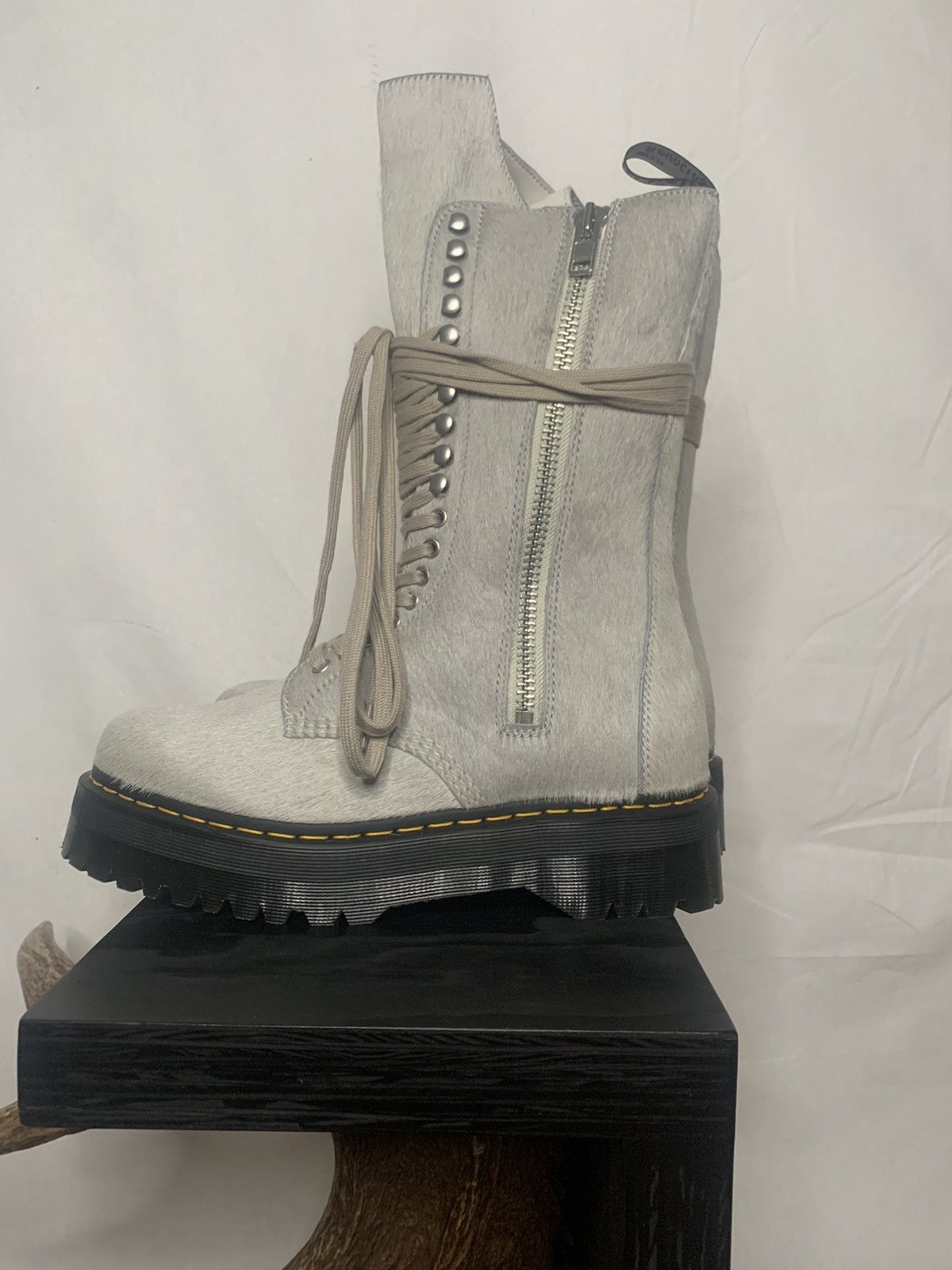 Dr. Martens × Rick Owens Rick owens vs dr. Martens EU45 Size US 11 / EU 44 - 3 Thumbnail