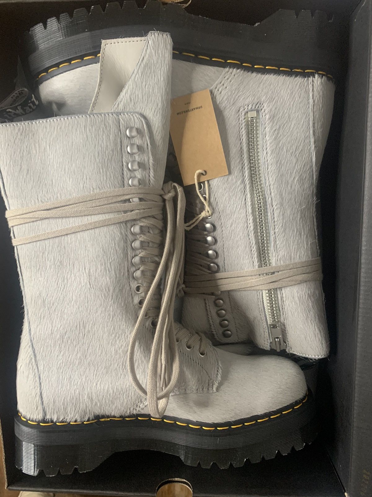Dr. Martens × Rick Owens Rick owens vs dr. Martens EU45 Size US 11 / EU 44 - 7 Thumbnail