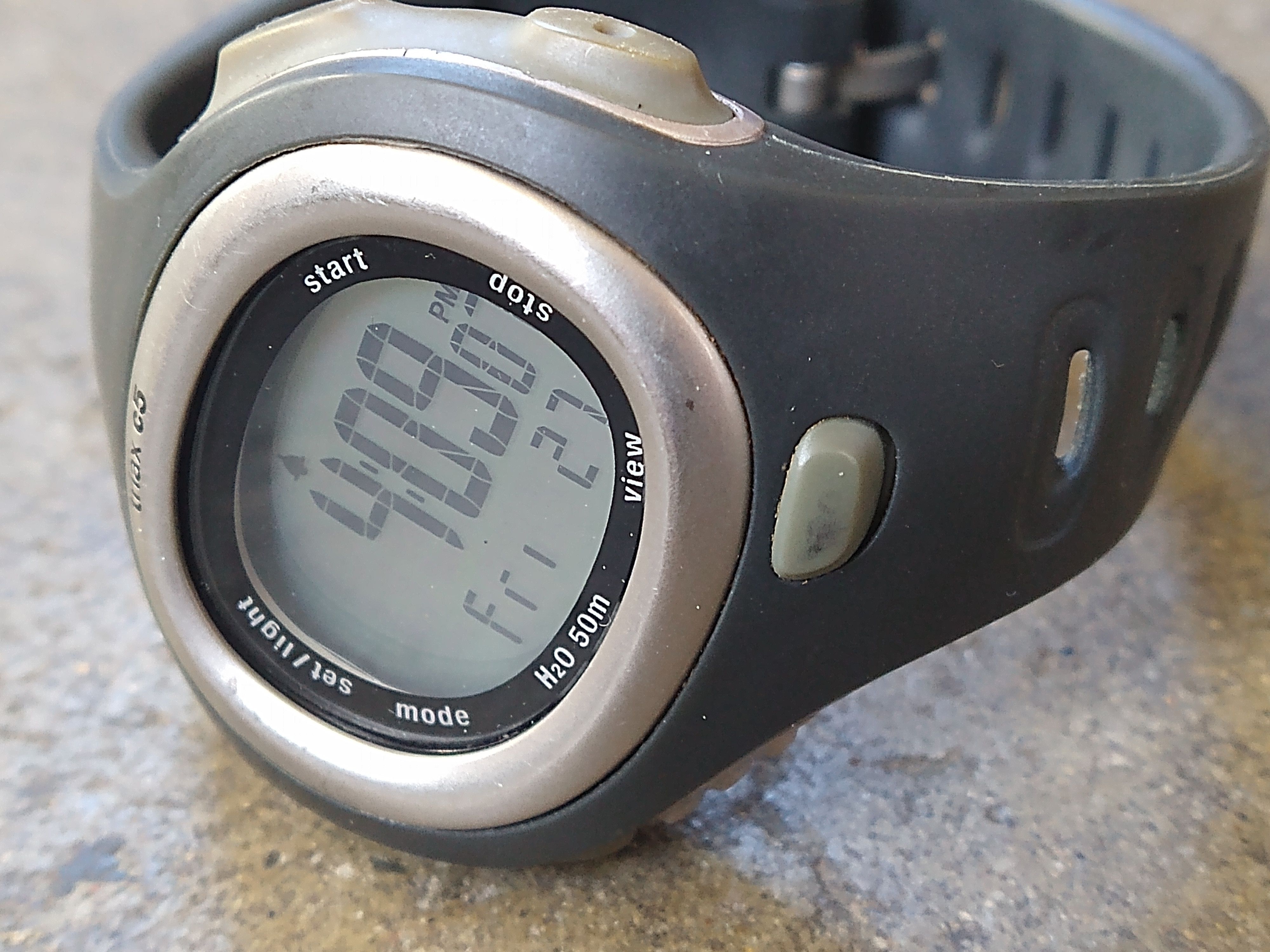 Nike Nike Watch Triax Gray Digital Sports Rubber Size ONE SIZE - 3 Thumbnail