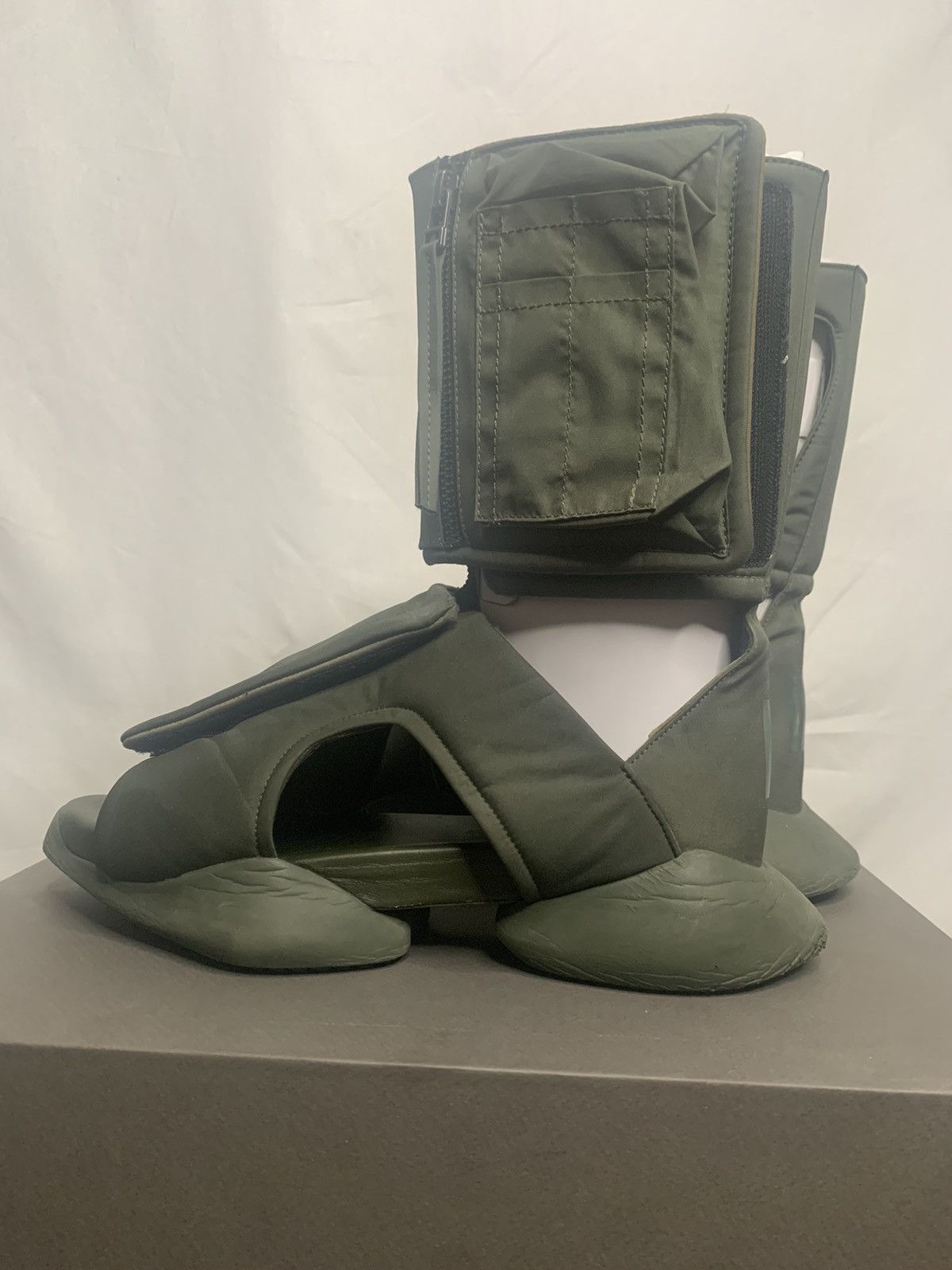 Adidas × Rick Owens Drkshdw Super rare Cargo sandals! EU 41 Size US 8 / EU 41 - 3 Thumbnail