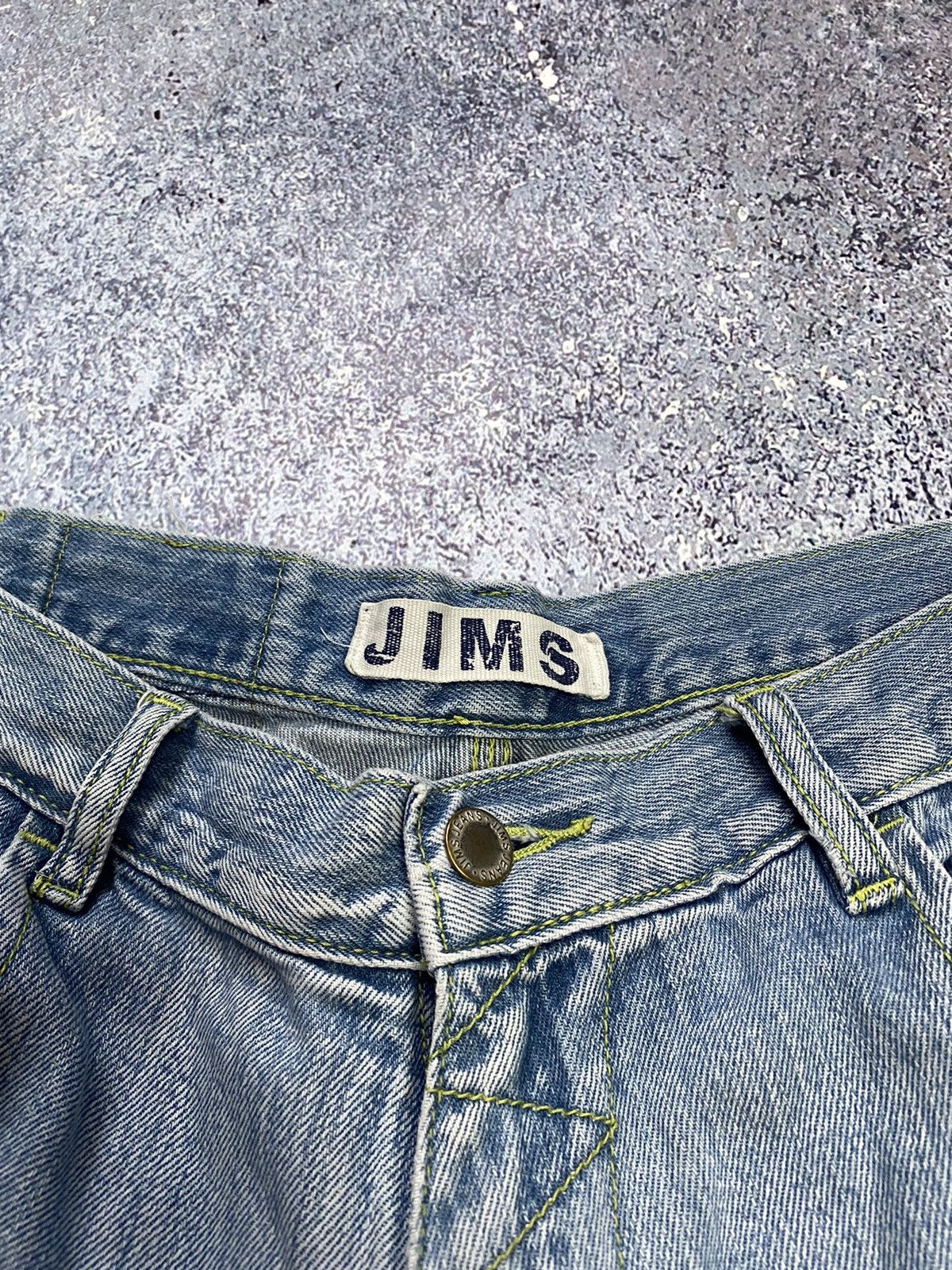 Japanese Brand 🔥🇯🇵RARE MASSIVE POCKET PARACHUTE DENIM SHORTS Size US 31 - 9 Thumbnail