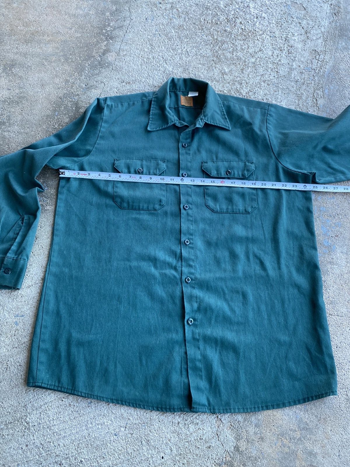 Vintage Vintage 80’s Big Ben Wrangler Button Work Wear Shirt Size US XL / EU 56 / 4 - 9 Thumbnail