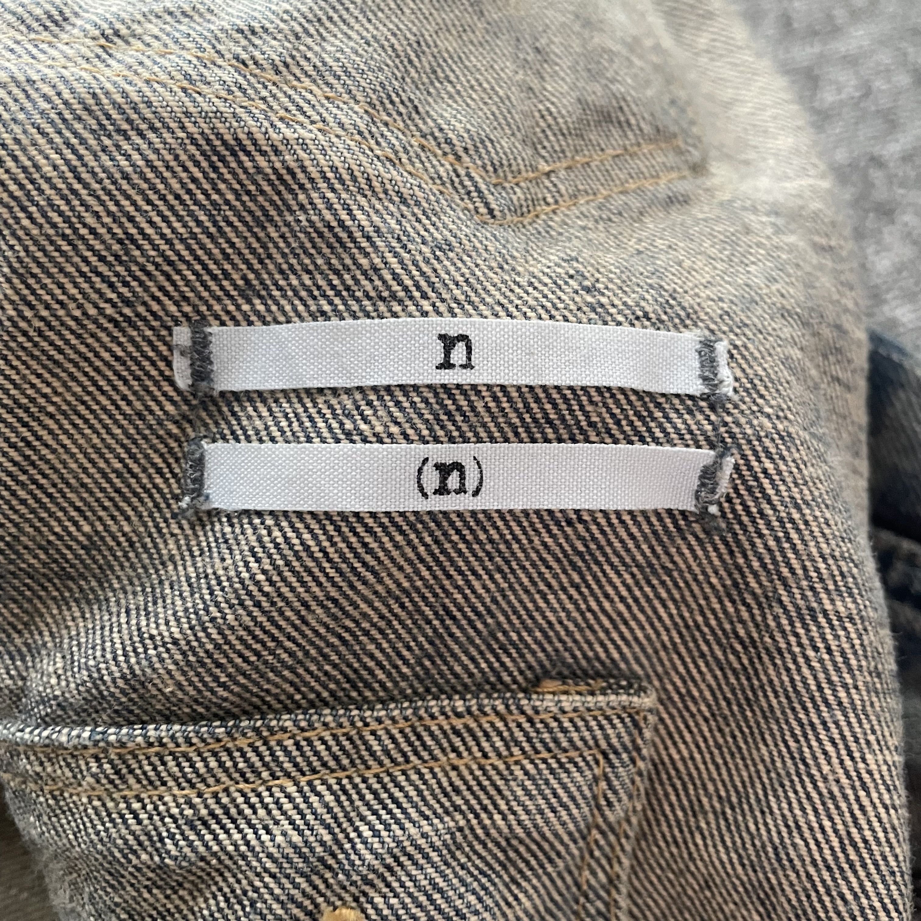 Number (N)ine × Takahiromiyashita The Soloist. Number Nine Distressed Denim Jacket Size US M / EU 48-50 / 2 - 5 Thumbnail