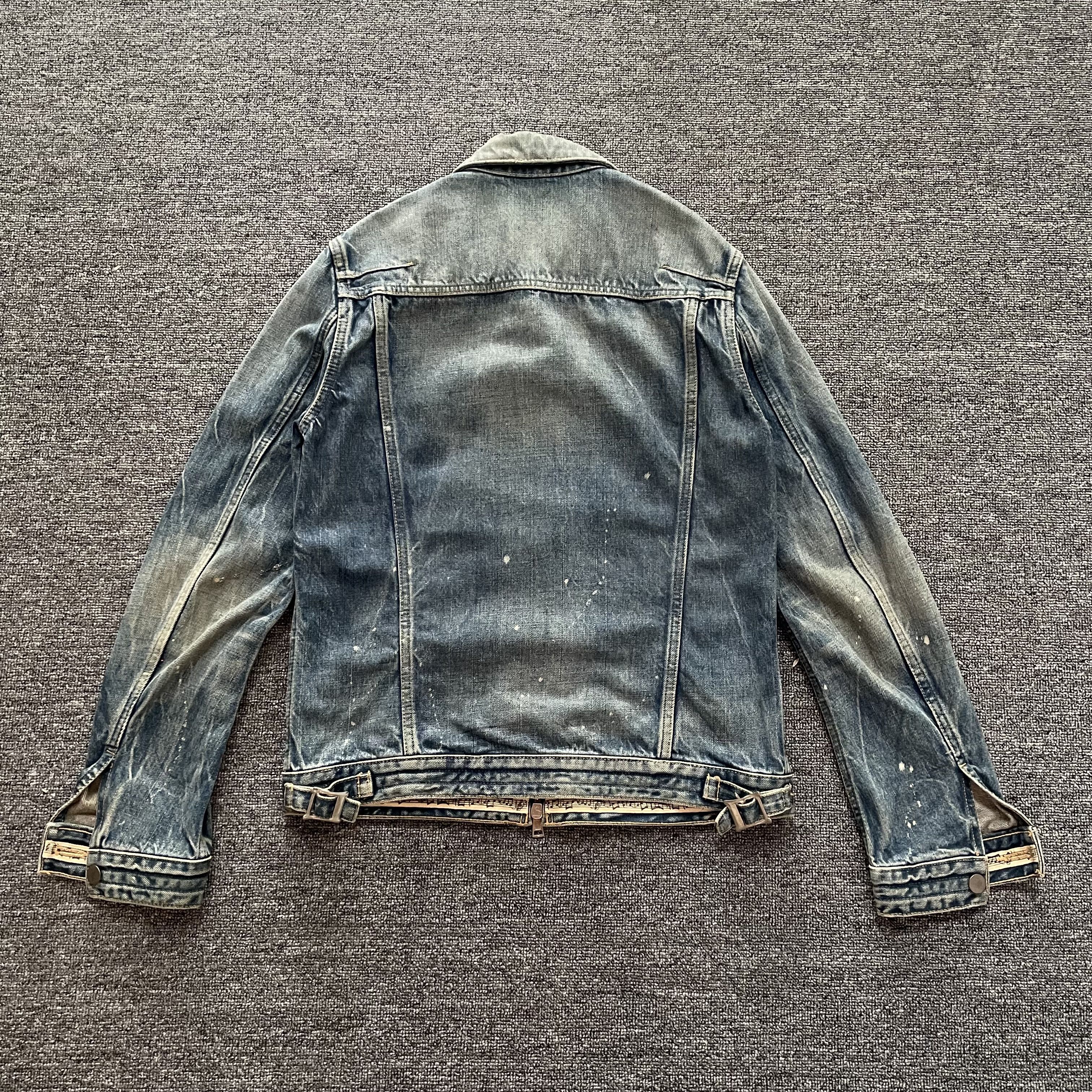 Number (N)ine × Takahiromiyashita The Soloist. Number Nine Distressed Denim Jacket Size US M / EU 48-50 / 2 - 4 Thumbnail