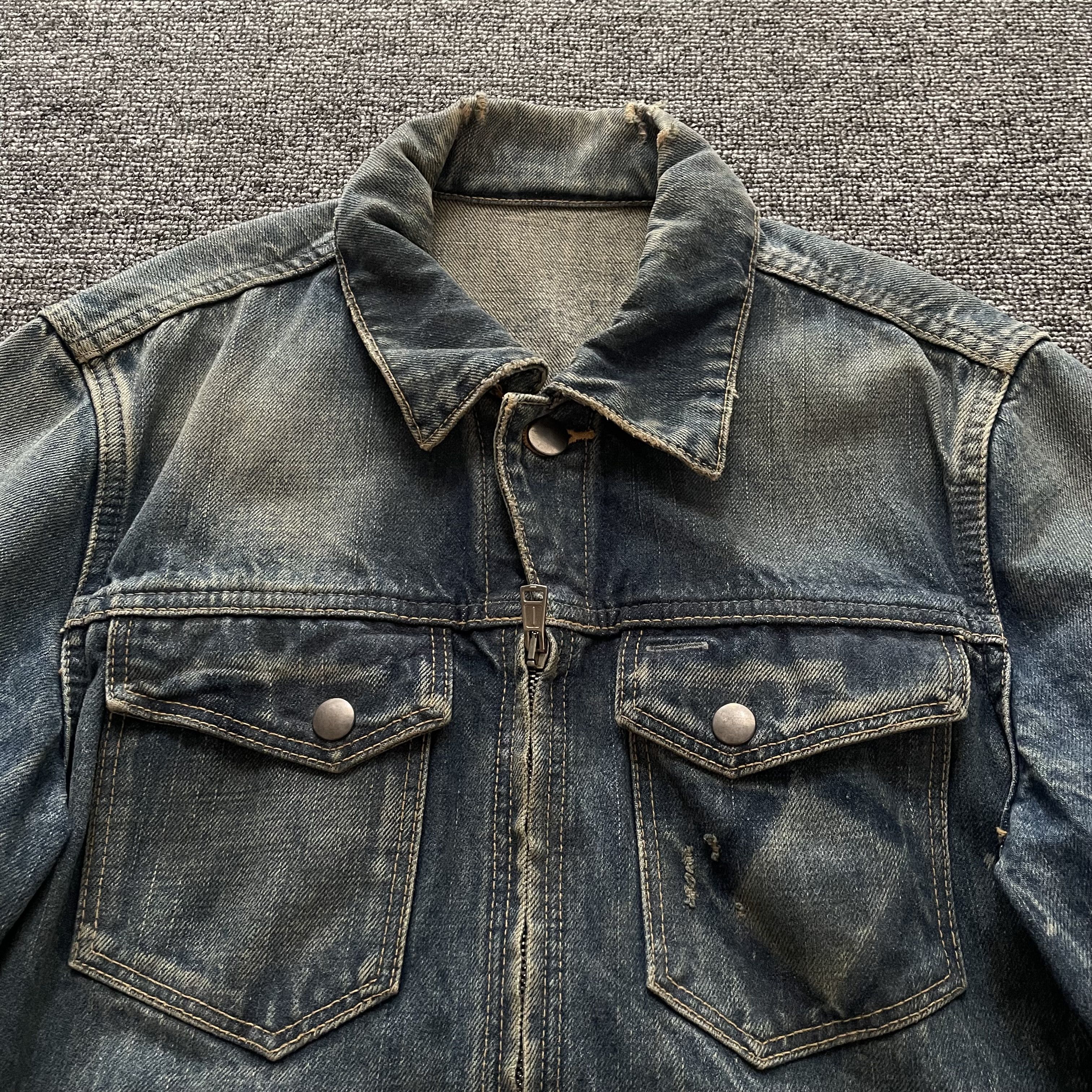 Number (N)ine × Takahiromiyashita The Soloist. Number Nine Distressed Denim Jacket Size US M / EU 48-50 / 2 - 3 Thumbnail
