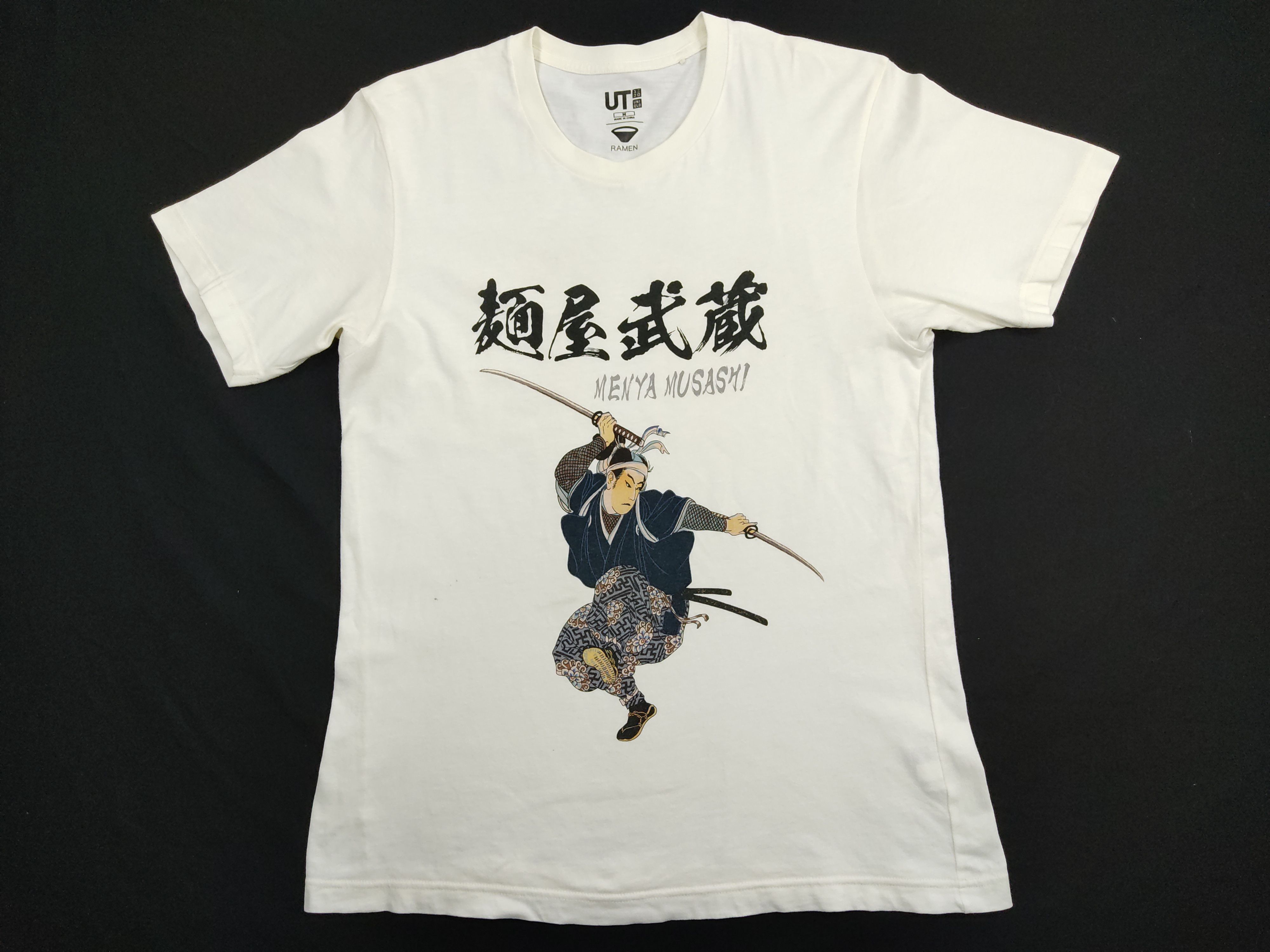 Anime Anime Kenya Musashi Samurai Ramen Martial Art Tee Swordman Size US S / EU 44-46 / 1 - 1 Thumbnail