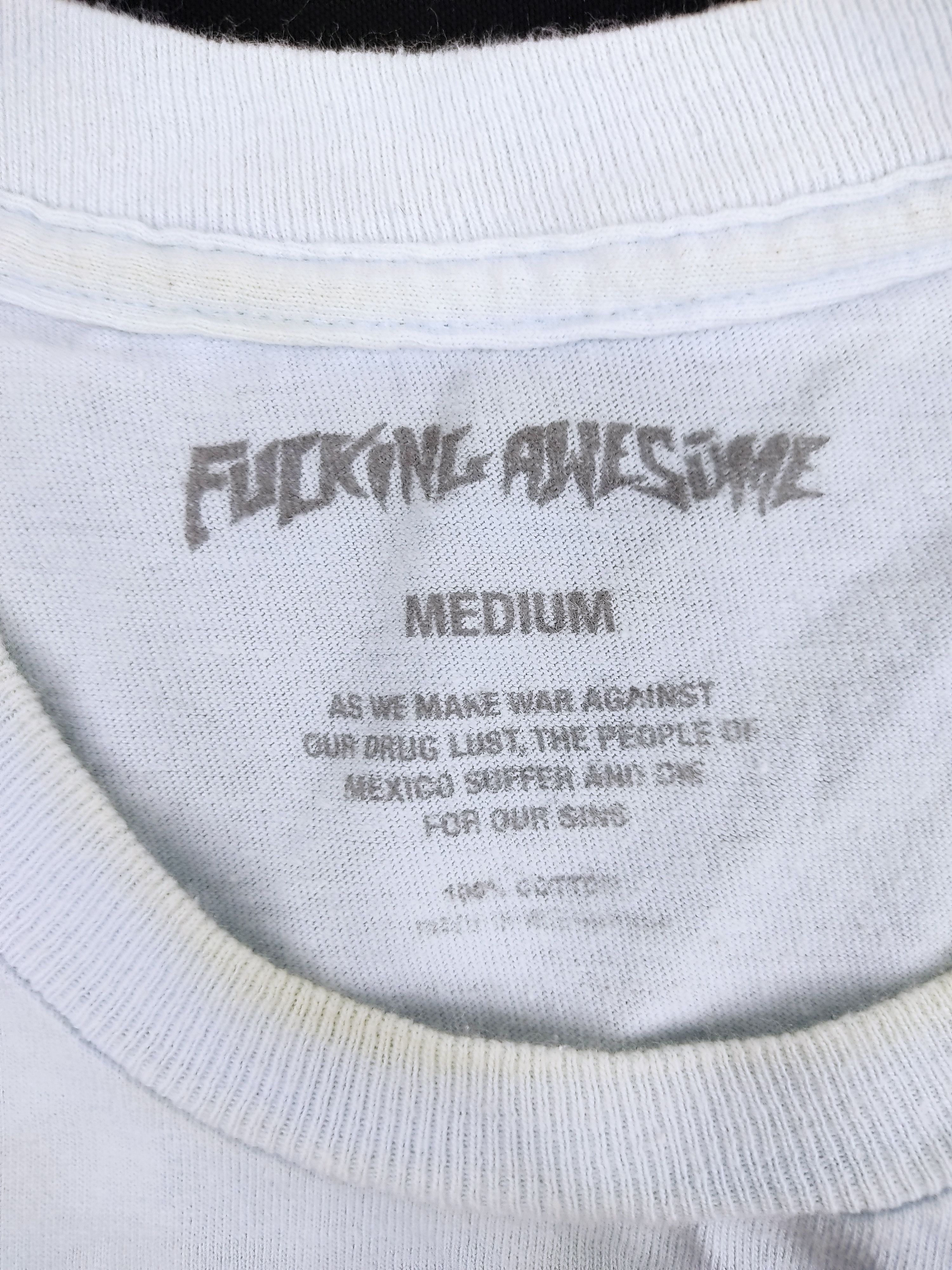 Fucking Awesome Fucking Awesome Brand War Against Drugs Promo Tee Size US S / EU 44-46 / 1 - 3 Thumbnail
