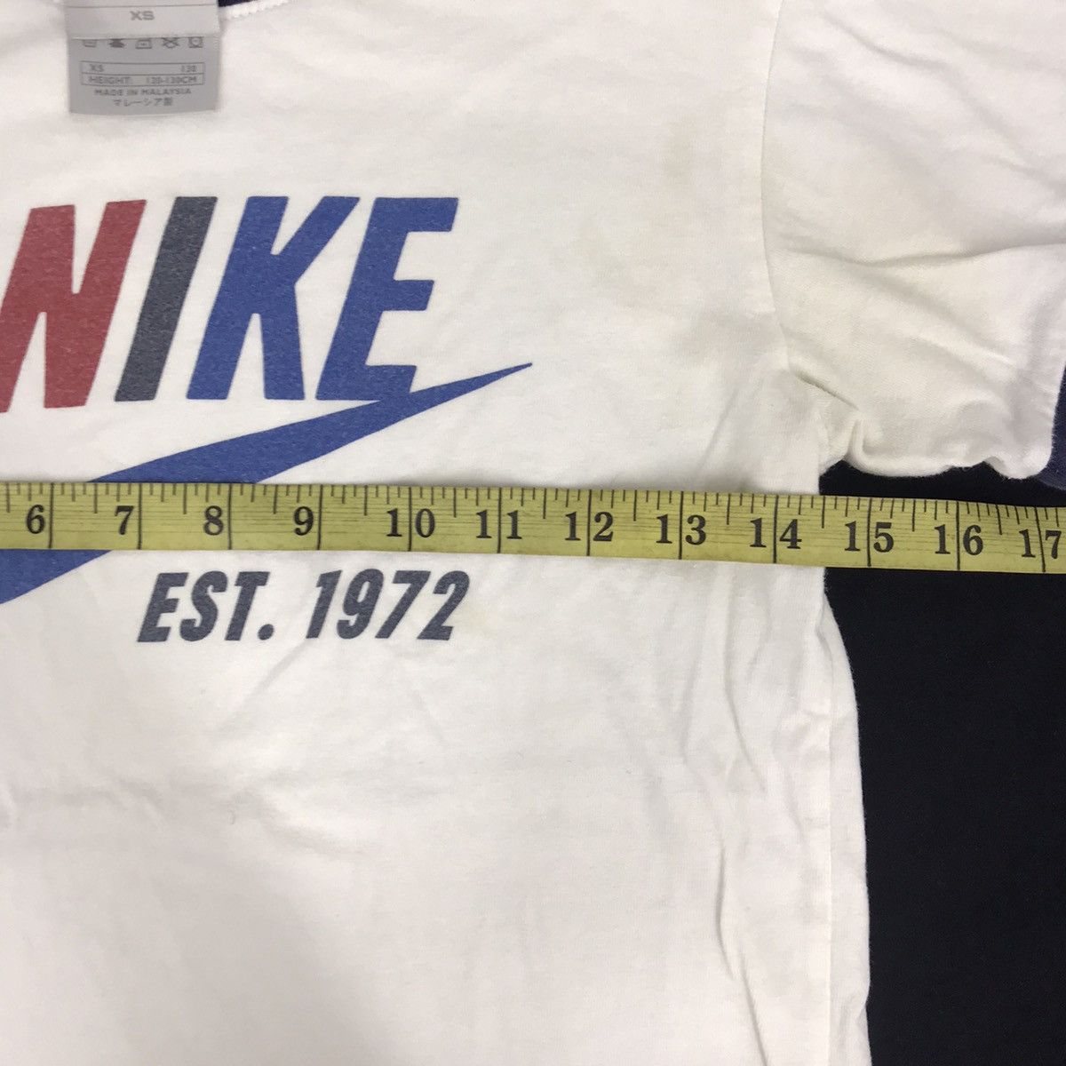 Other Nike Swoosh Logo Spell Out Printed Ringer Tee Size XS / US 0-2 / IT 36-38 - 6 Thumbnail