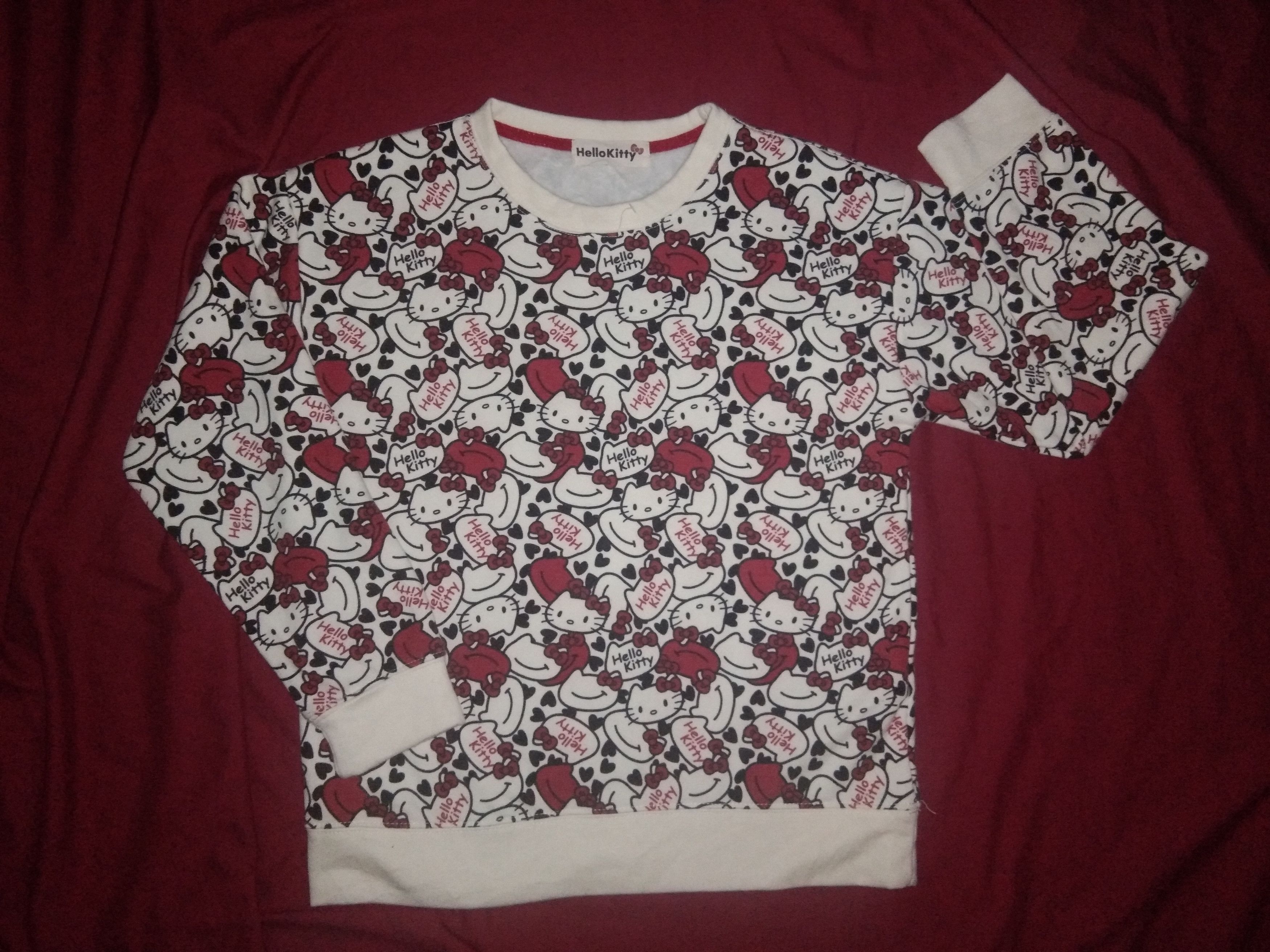Japanese Brand 😻 Hello Kitty sweatshirt AOP fullprint Size M / US 6-8 / IT 42-44 - 4 Thumbnail