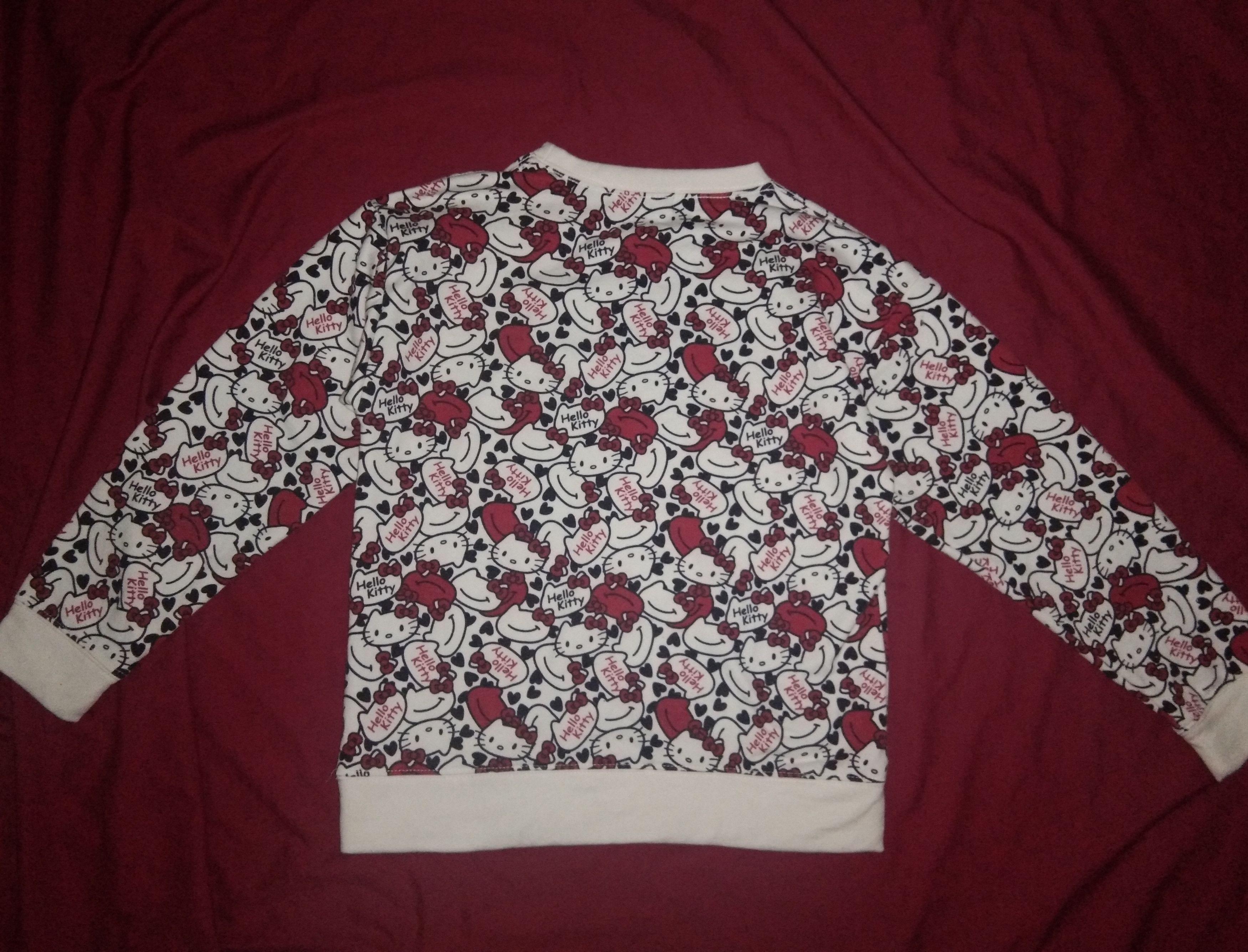 Japanese Brand 😻 Hello Kitty sweatshirt AOP fullprint Size M / US 6-8 / IT 42-44 - 2 Thumbnail