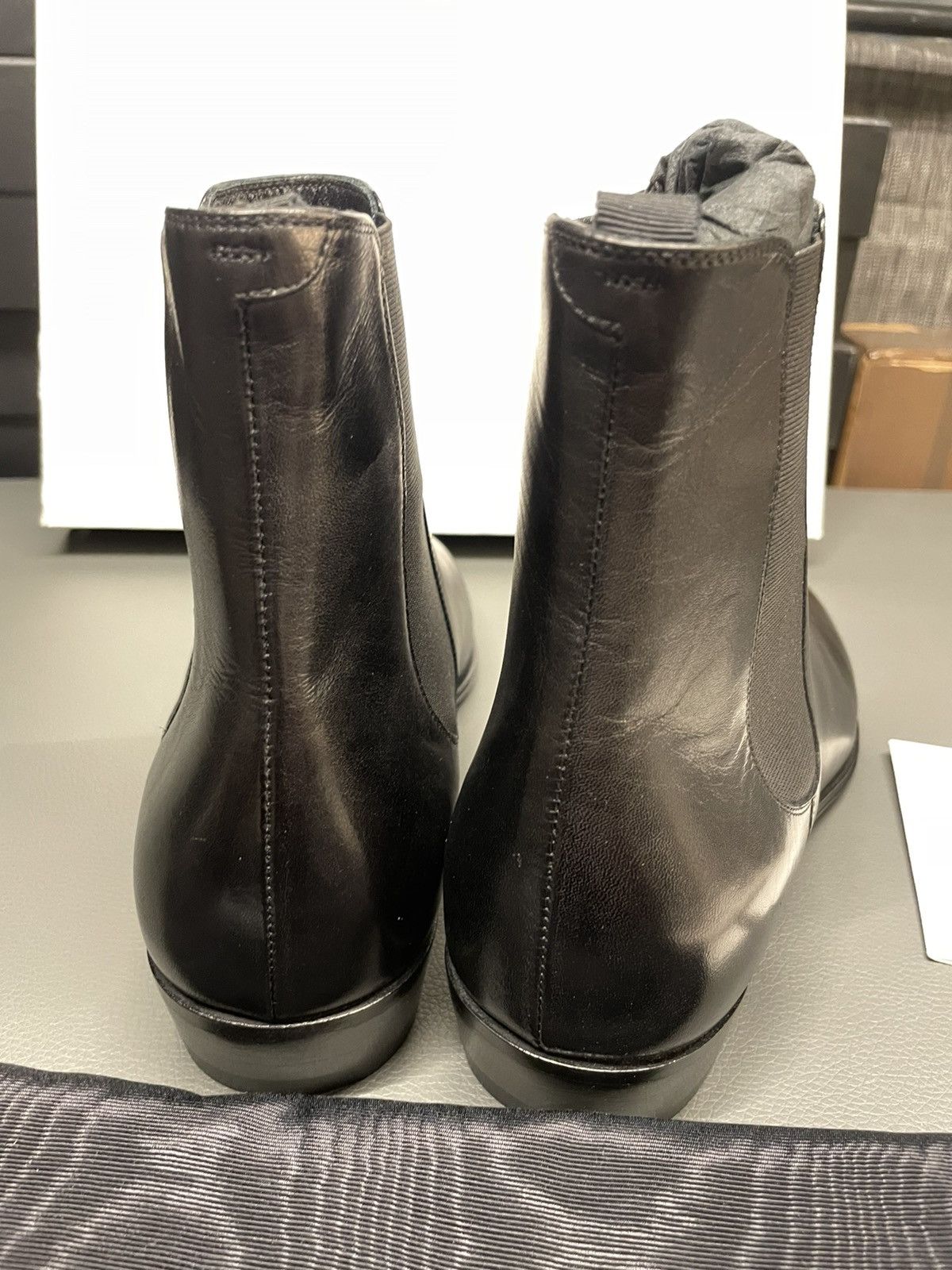 Celine × Hedi Slimane Super Runway Celine Boots by Hedi Slimane Limited Edition Size US 8 / EU 41 - 12 Thumbnail