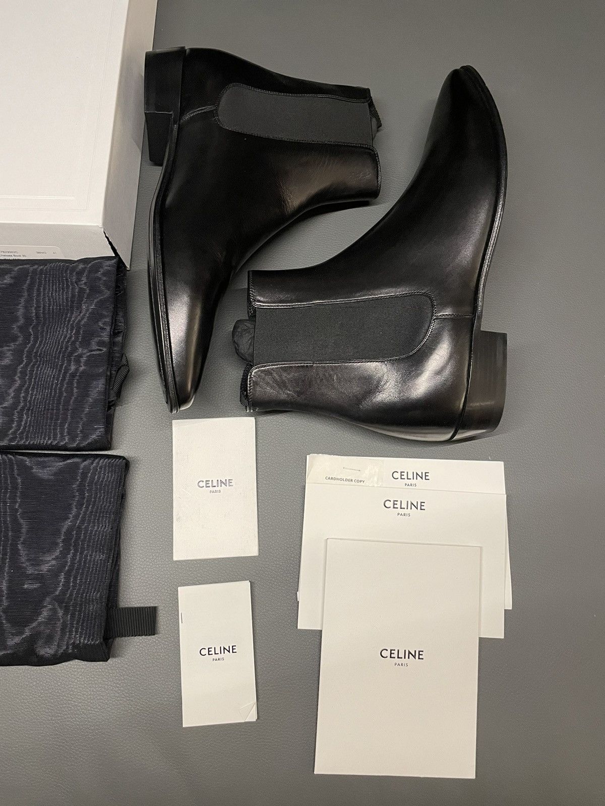 Celine × Hedi Slimane Super Runway Celine Boots by Hedi Slimane Limited Edition Size US 8 / EU 41 - 3 Thumbnail