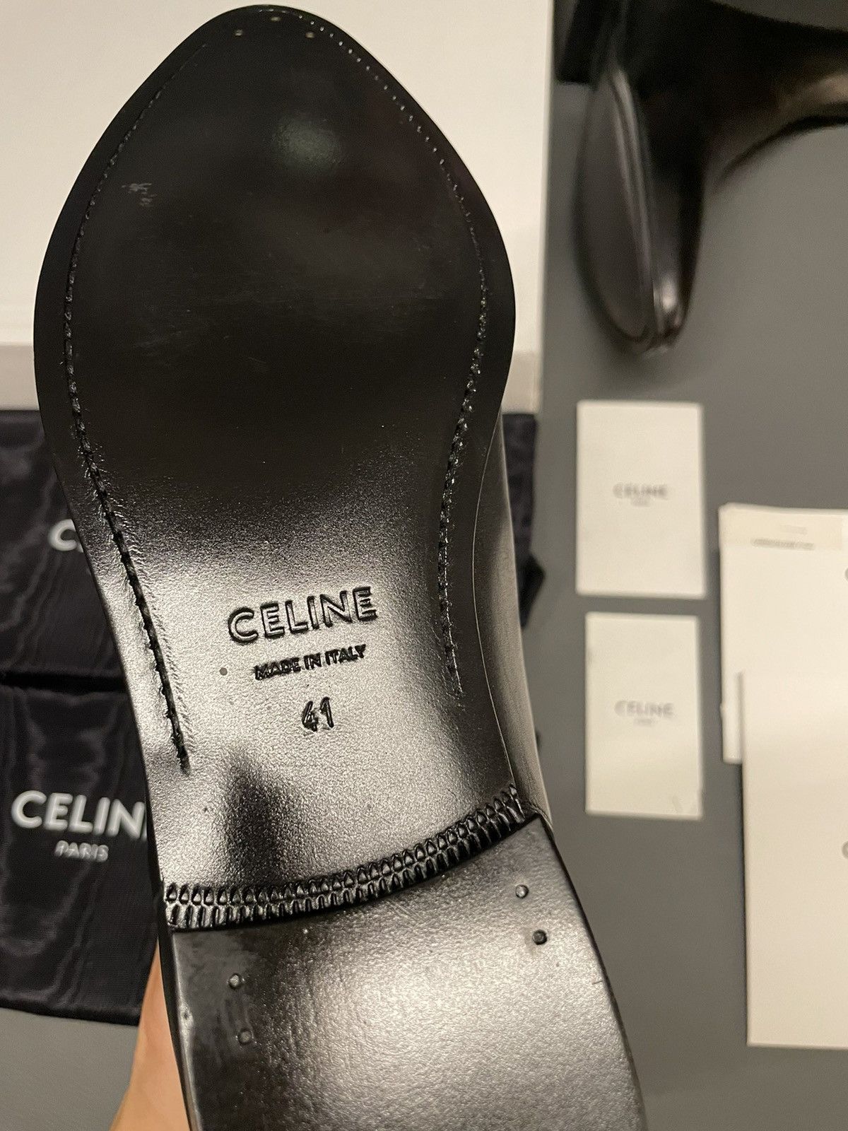 Celine × Hedi Slimane Super Runway Celine Boots by Hedi Slimane Limited Edition Size US 8 / EU 41 - 6 Thumbnail