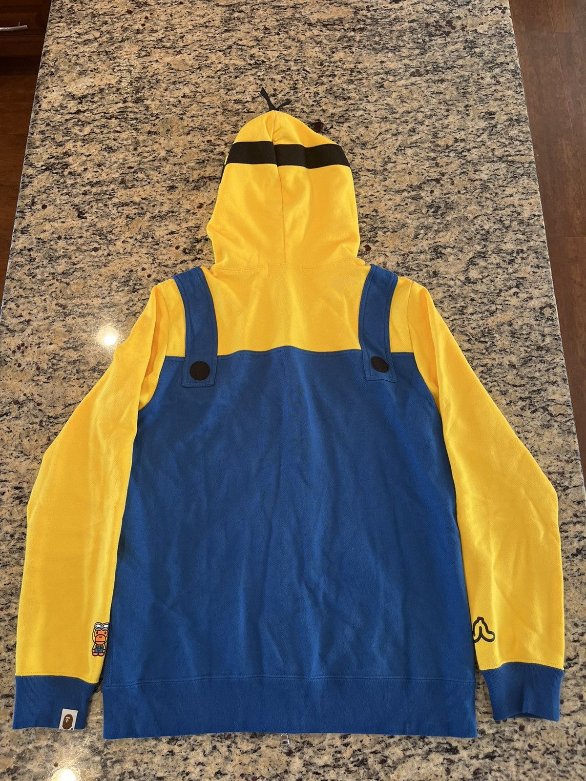 BAPE x Minions Shark Full Zip Hoodie Grey