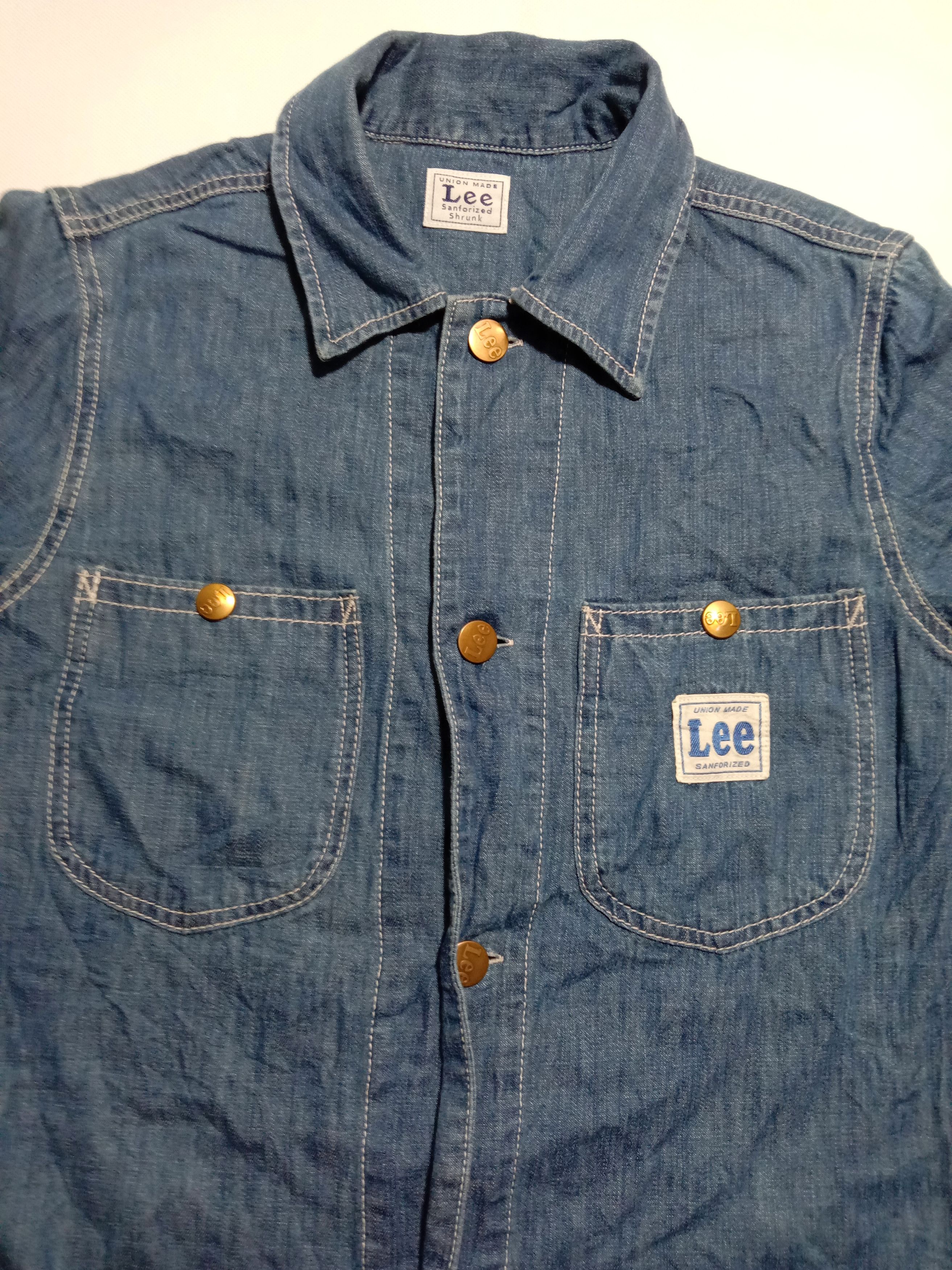 Lee LEE UNION MADE Vintage Parka Denim Jacket Workwear Size S / US 4 / IT 40 - 2 Thumbnail