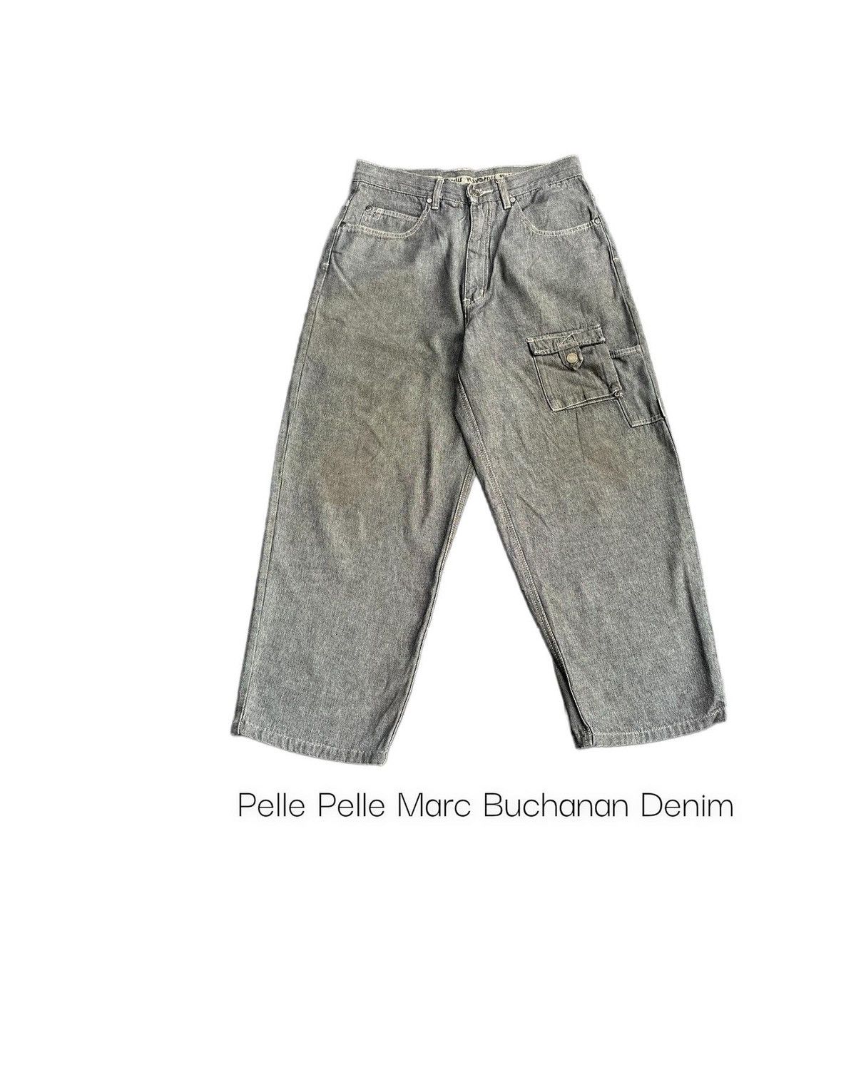 Marc Buchanan Vintage Pelle Pelle Marc Buchanan Denim Size US 33 - 1 Thumbnail