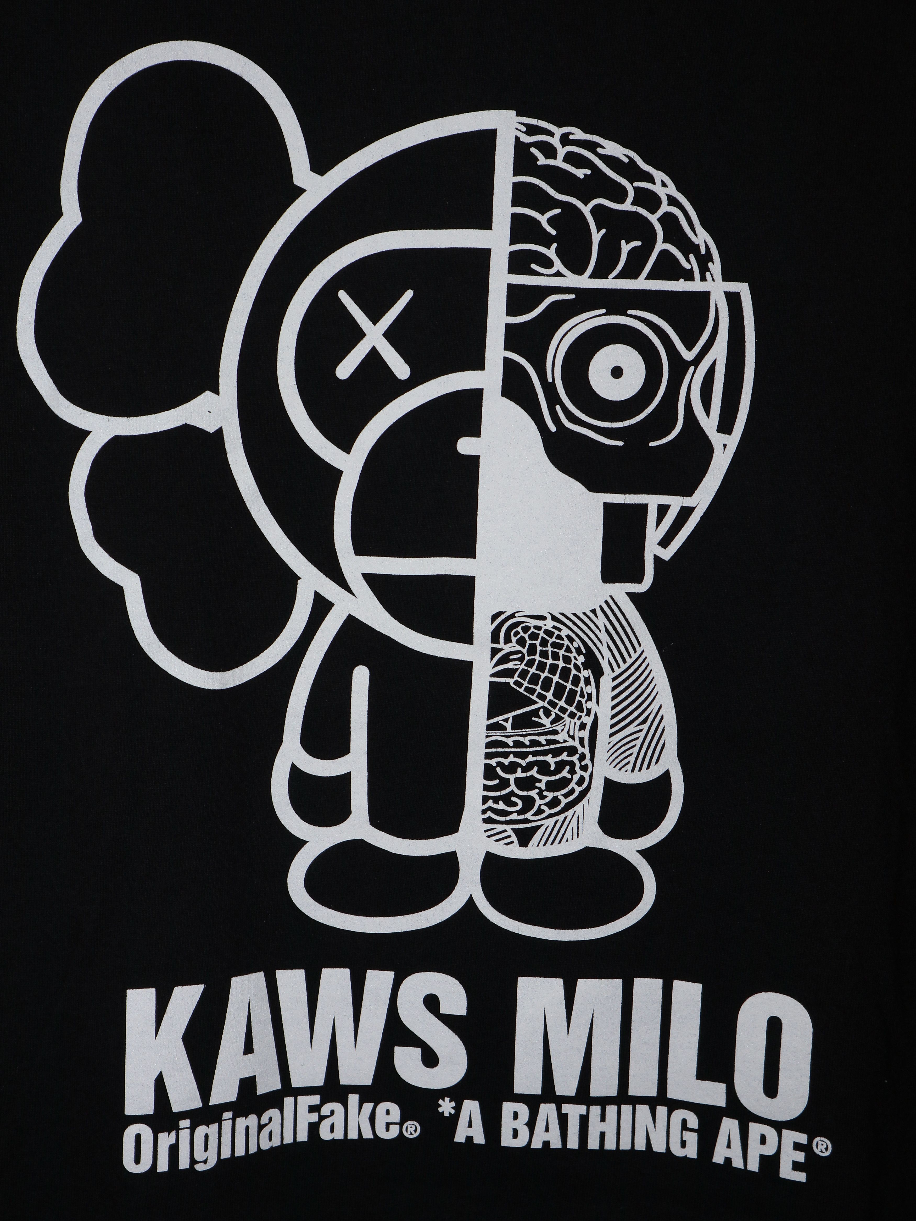 Drawing Bape Kaws Logo Bape X Kaws X Original Fake Baby Milo