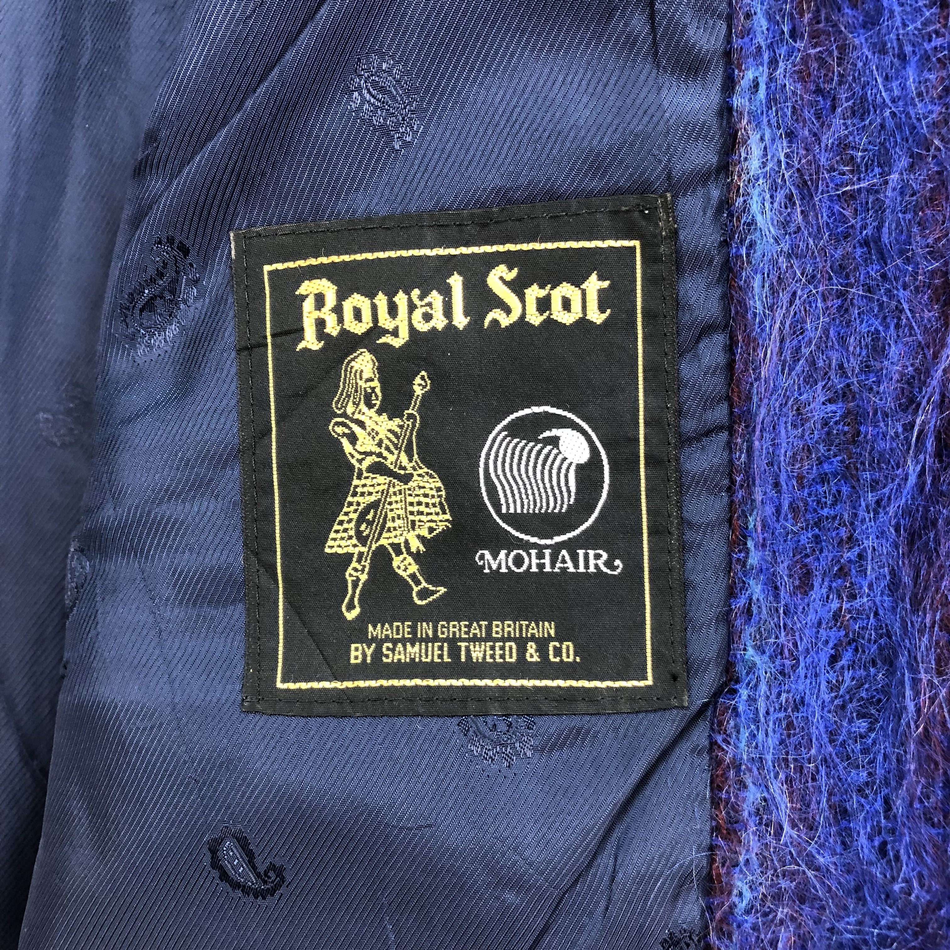 Japanese Brand ROSACE ROYAL SCOT BY SAMUEL TWEED MOHAIR COAT #5500-193 Size M / US 6-8 / IT 42-44 - 8 Thumbnail