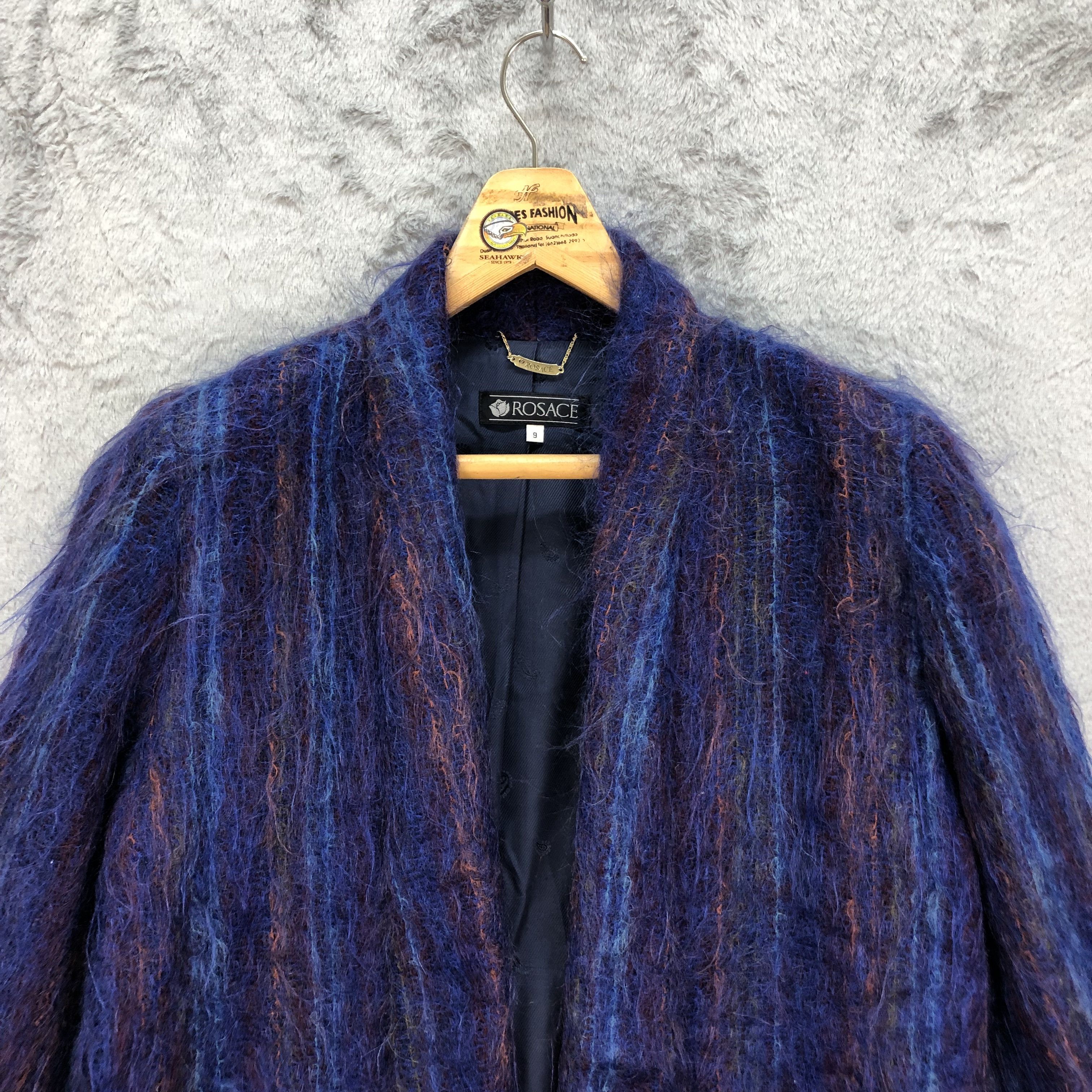 Japanese Brand ROSACE ROYAL SCOT BY SAMUEL TWEED MOHAIR COAT #5500-193 Size M / US 6-8 / IT 42-44 - 2 Thumbnail