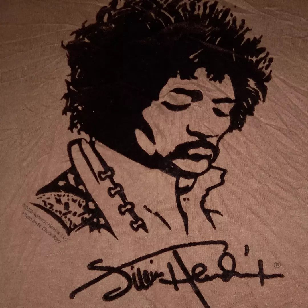 Jimi Hendrix × Vintage VTG 2005 Jimi Hendrix tshirt 2XL 🎸🎶 Size US XXL / EU 58 / 5 - 1 Thumbnail