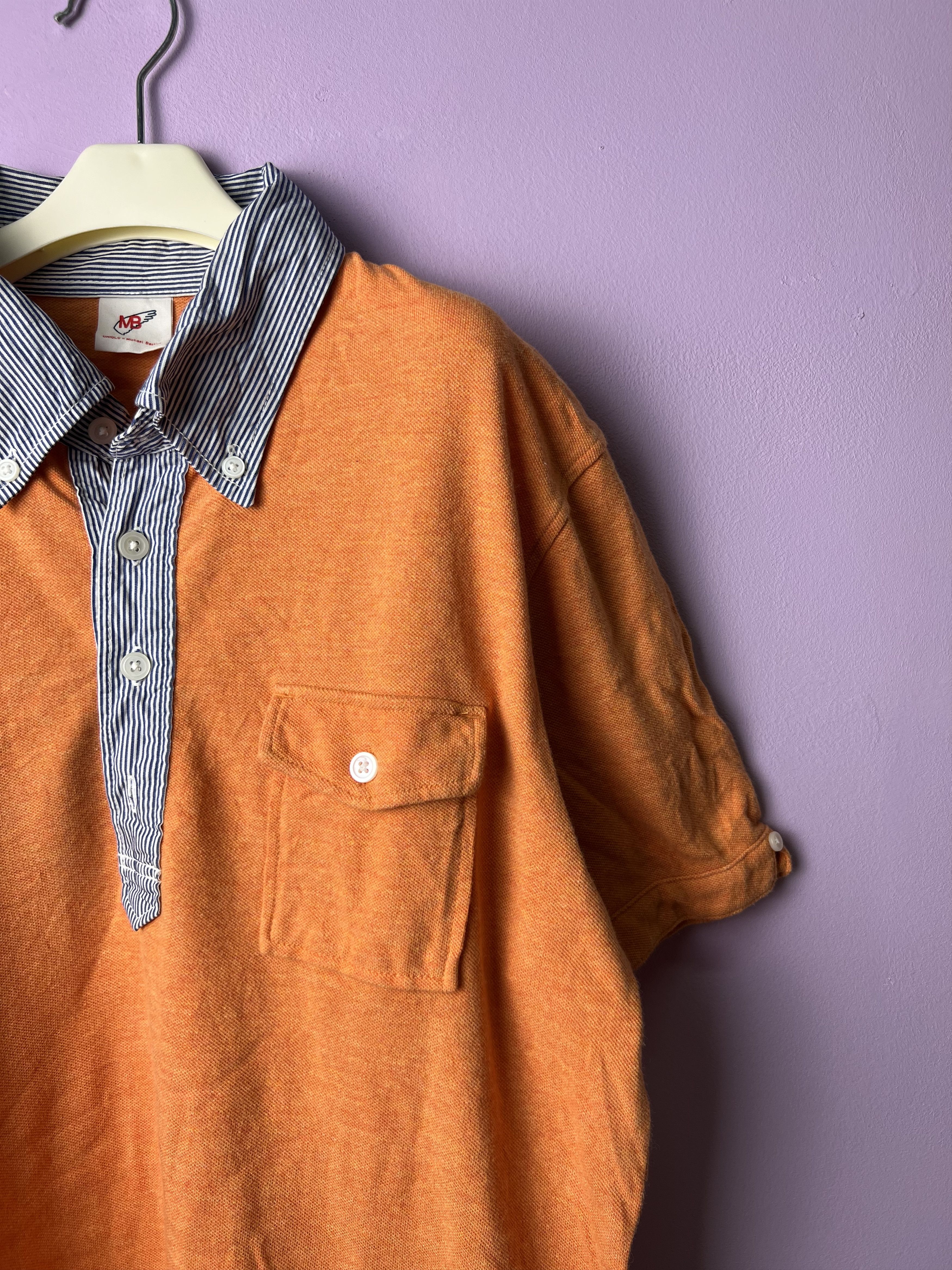 Michael Bastian 🔥Orange Uniqlo x Michael Bastian Polo Tees Size US M / EU 48-50 / 2 - 8 Thumbnail