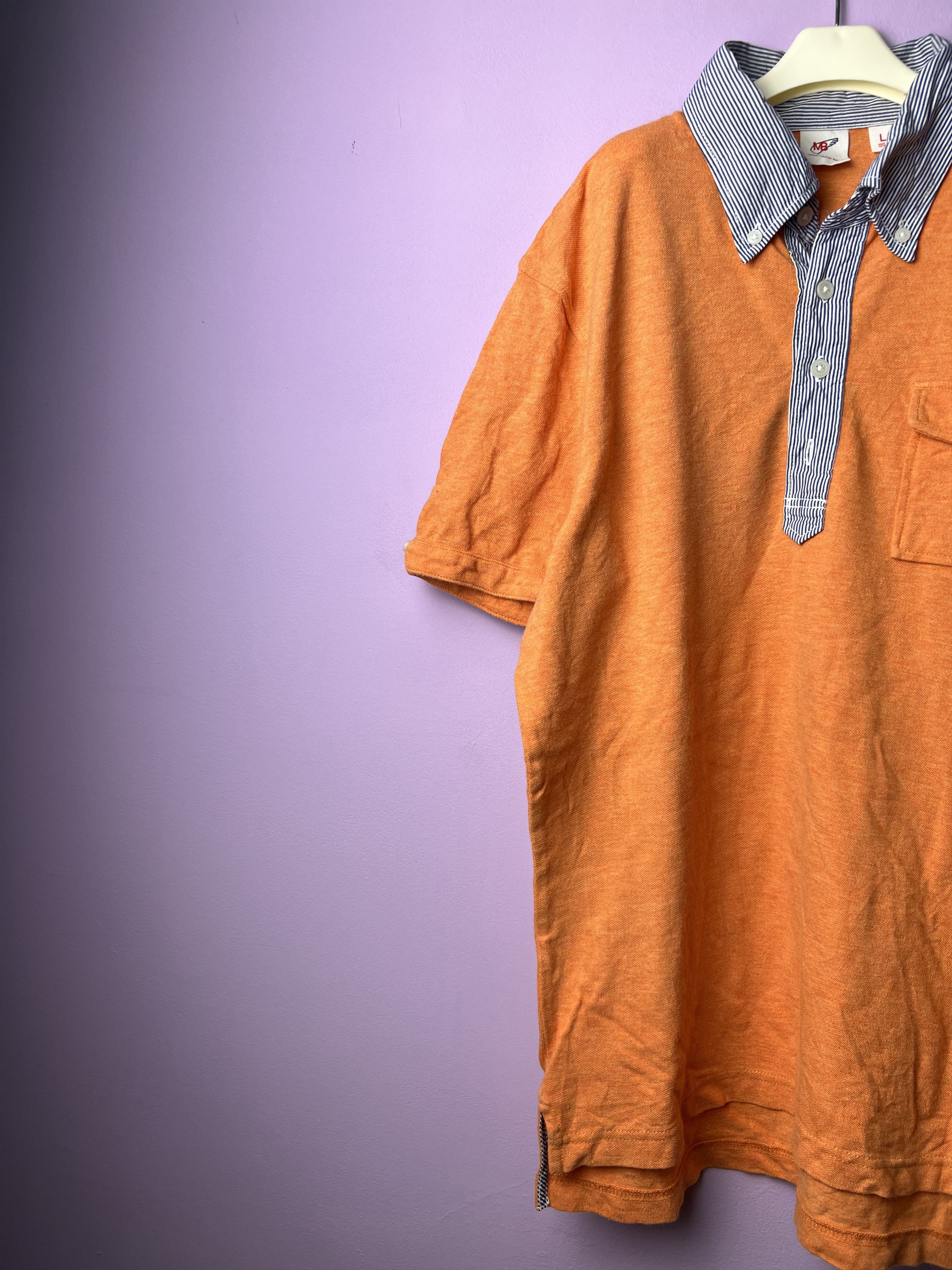 Michael Bastian 🔥Orange Uniqlo x Michael Bastian Polo Tees Size US M / EU 48-50 / 2 - 3 Thumbnail