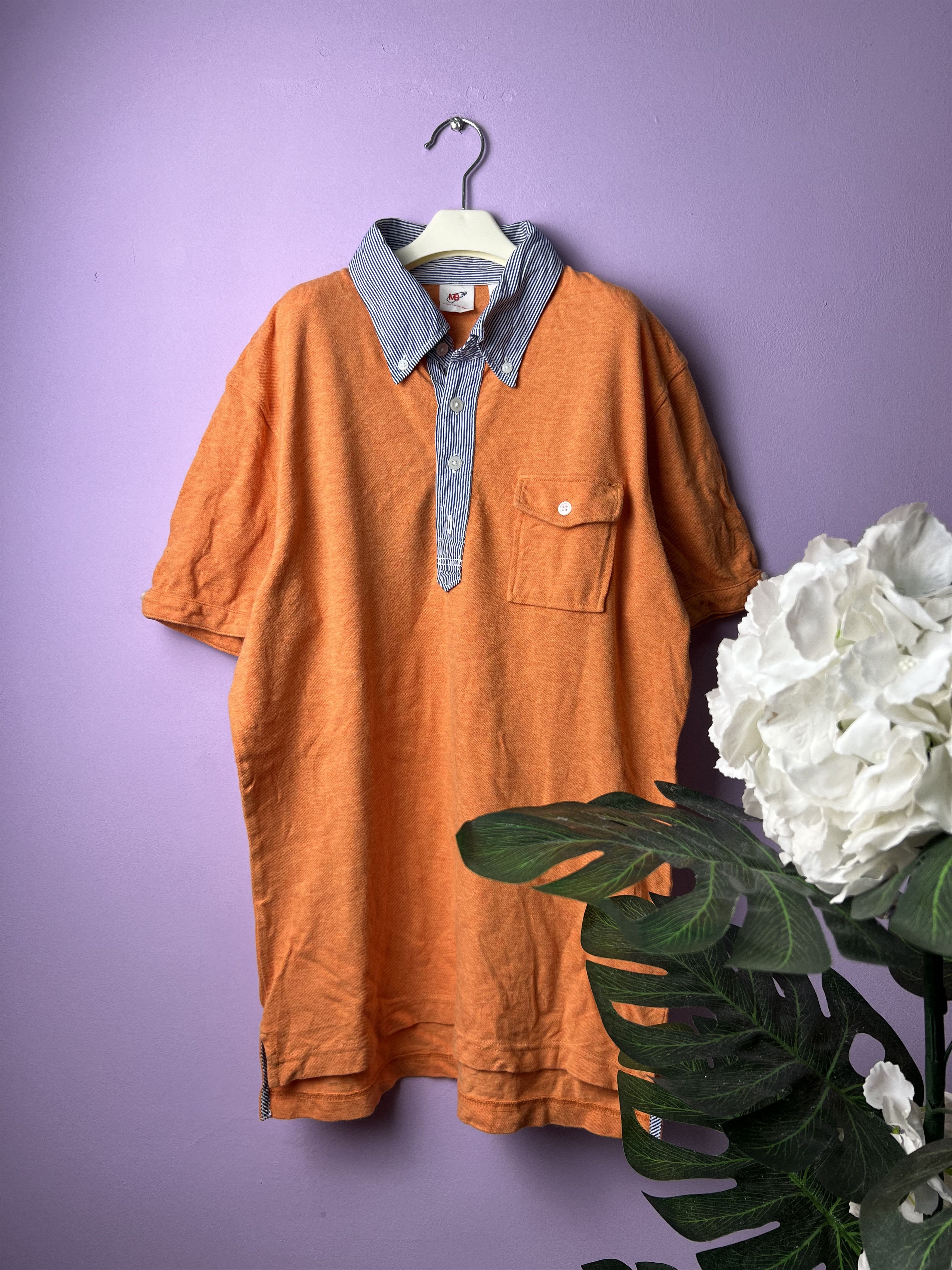 Michael Bastian 🔥Orange Uniqlo x Michael Bastian Polo Tees Size US M / EU 48-50 / 2 - 1 Thumbnail