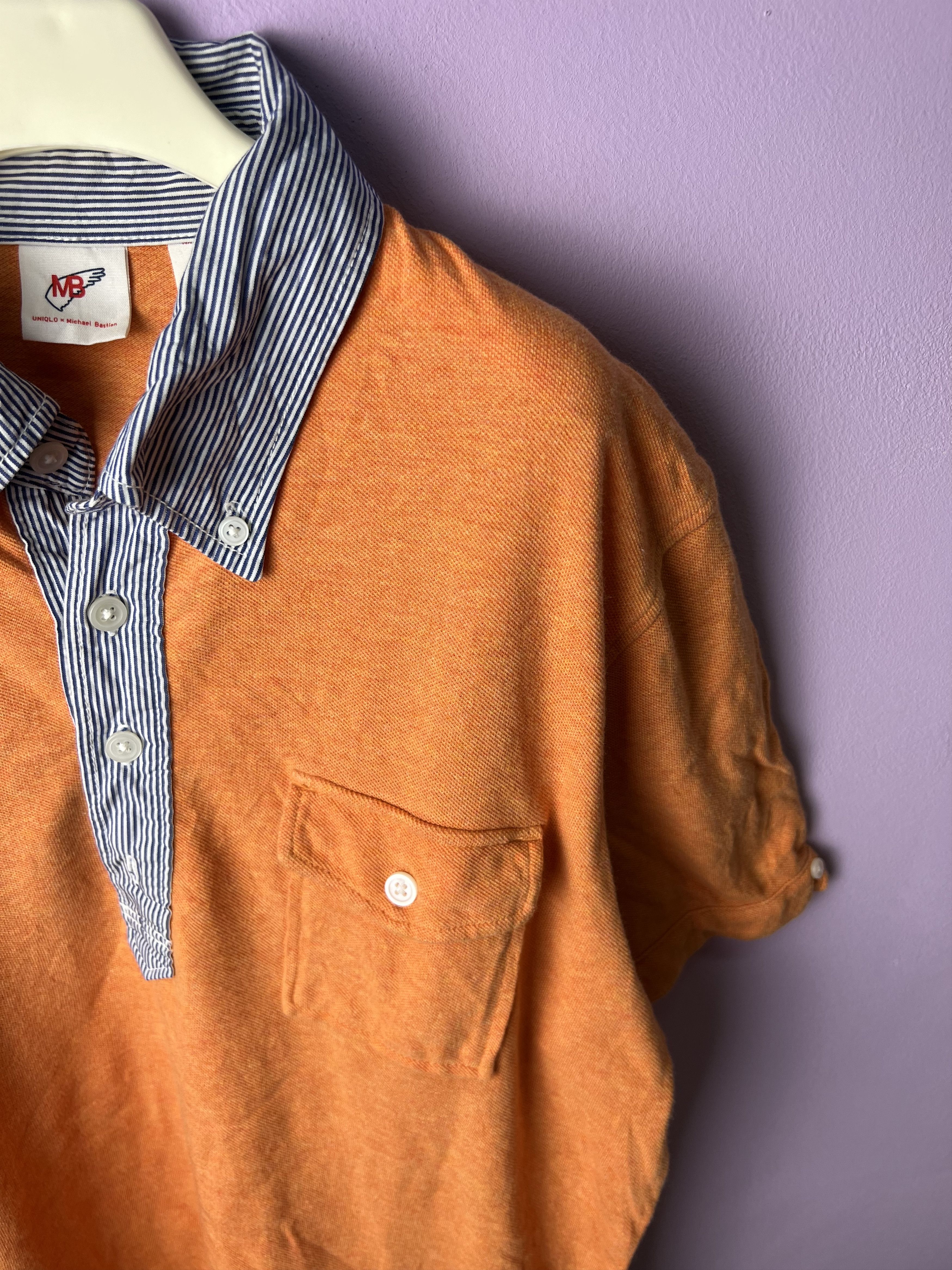 Michael Bastian 🔥Orange Uniqlo x Michael Bastian Polo Tees Size US M / EU 48-50 / 2 - 4 Thumbnail