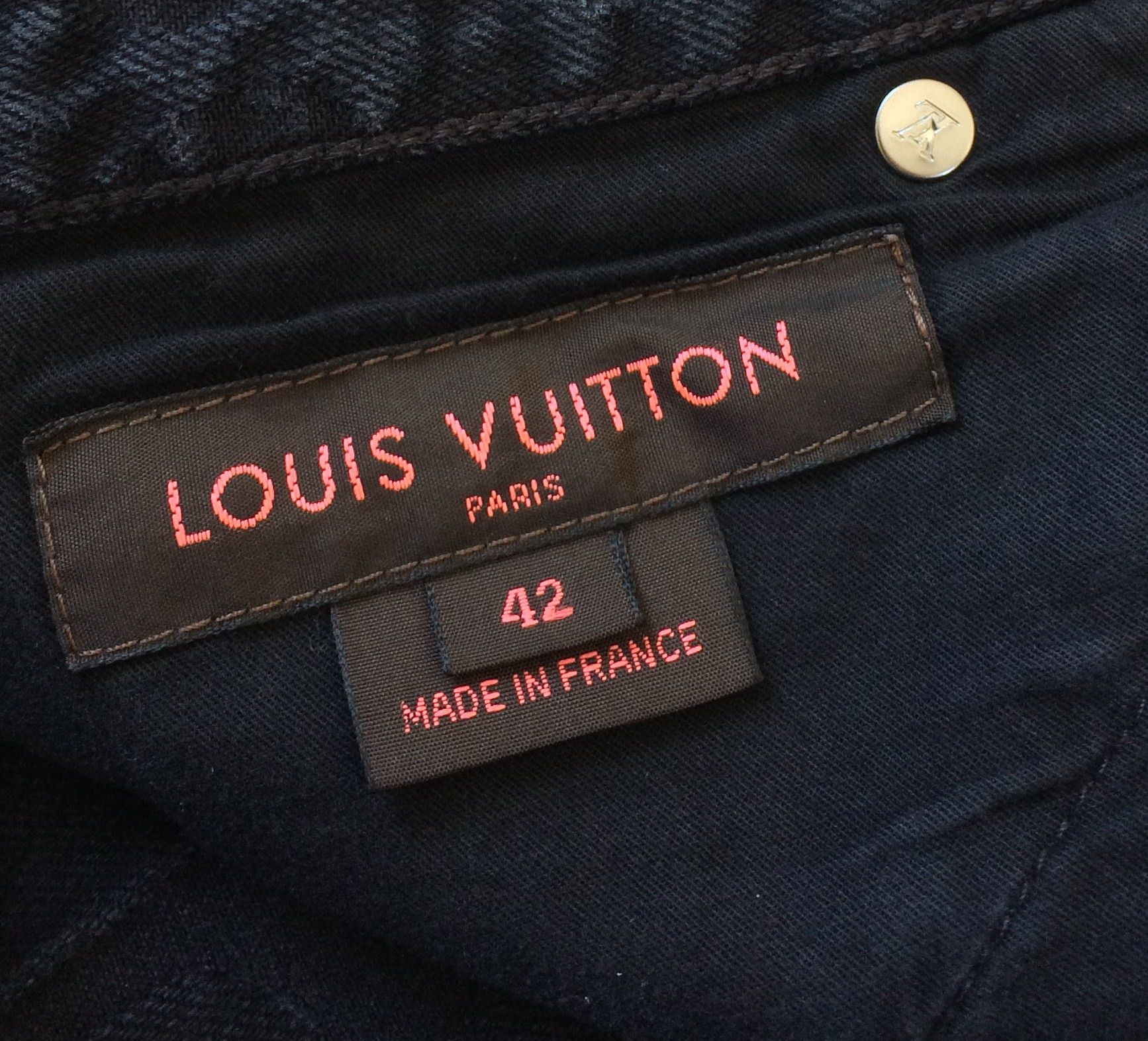 Louis Vuitton × Stephen Sprouse F/W 2008 Louis Vuitton x Stephen Sprouse VIP Graffiti Denim Size US 34 / EU 50 - 10 Thumbnail
