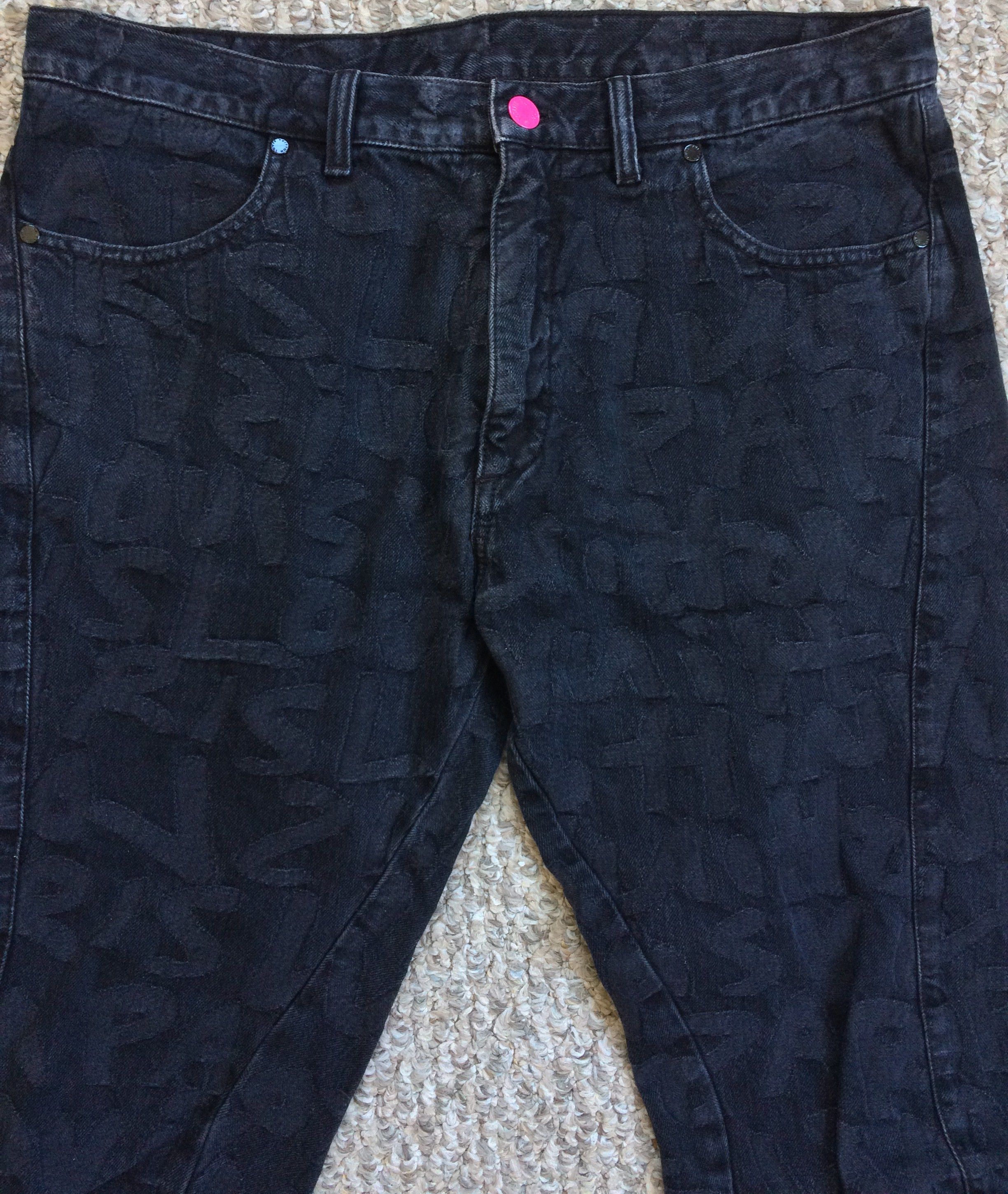Louis Vuitton × Stephen Sprouse F/W 2008 Louis Vuitton x Stephen Sprouse VIP Graffiti Denim Size US 34 / EU 50 - 2 Thumbnail