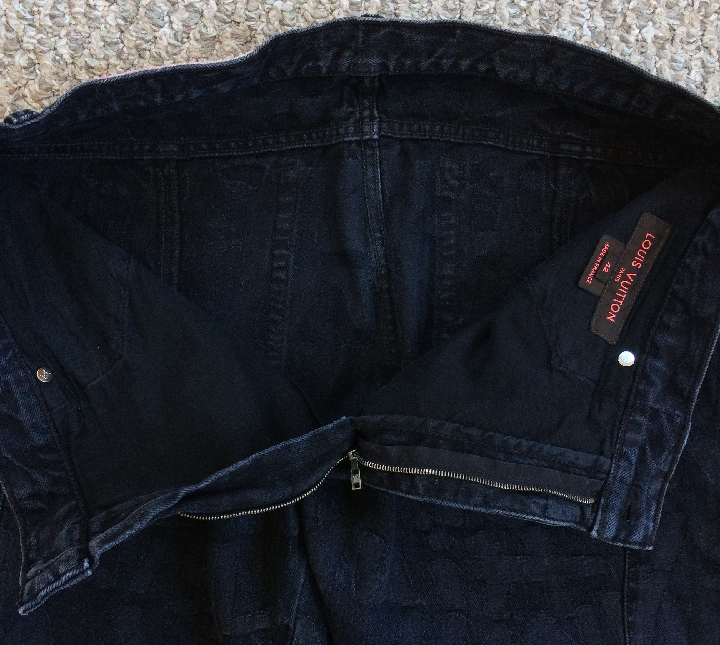 Louis Vuitton × Stephen Sprouse F/W 2008 Louis Vuitton x Stephen Sprouse VIP Graffiti Denim Size US 34 / EU 50 - 9 Thumbnail