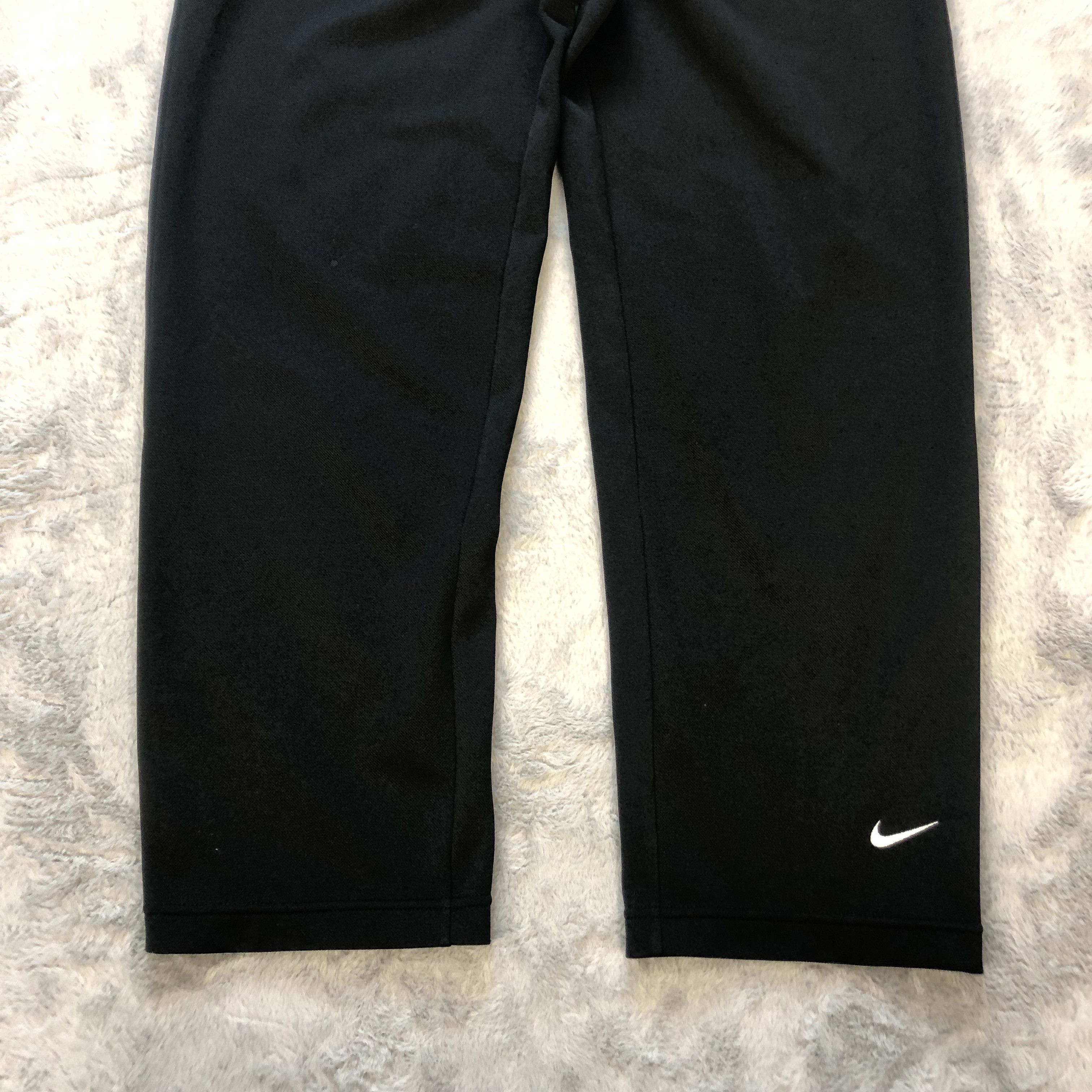 Nike RARE🔥 VINTAGE NIKE BOTTOM SWOOSH TRACK PANTS #6386-221 Size US 32 / EU 48 - 4 Thumbnail