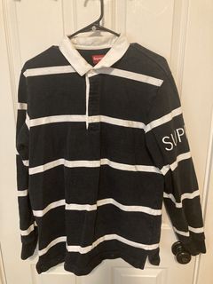 Supreme Striped Rugby | Grailed