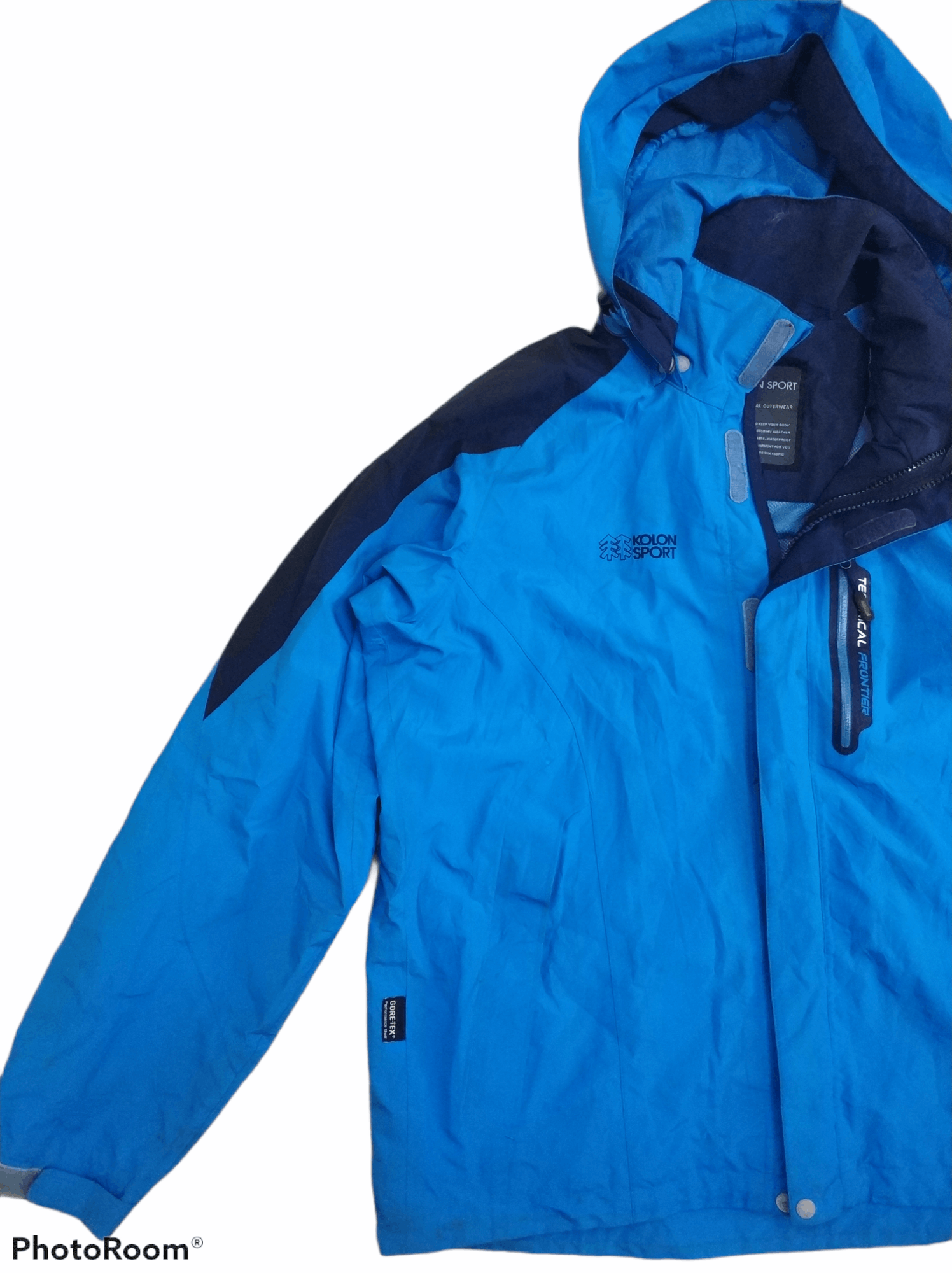 Goretex 🔥Two Tone Blue Goretex Japanese Brand Windbreaker Jackets Size US M / EU 48-50 / 2 - 3 Thumbnail