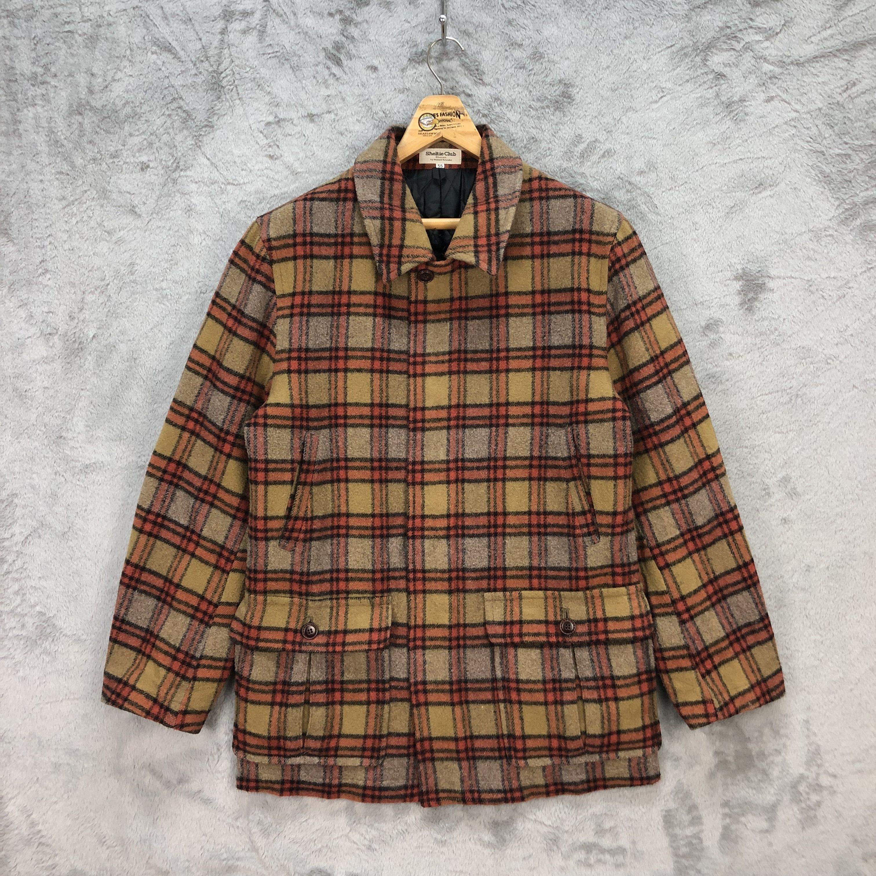 SHETLAND SHEEPDOG SHELTIE CLUB WOOL TARTAN JACKET #5545-196