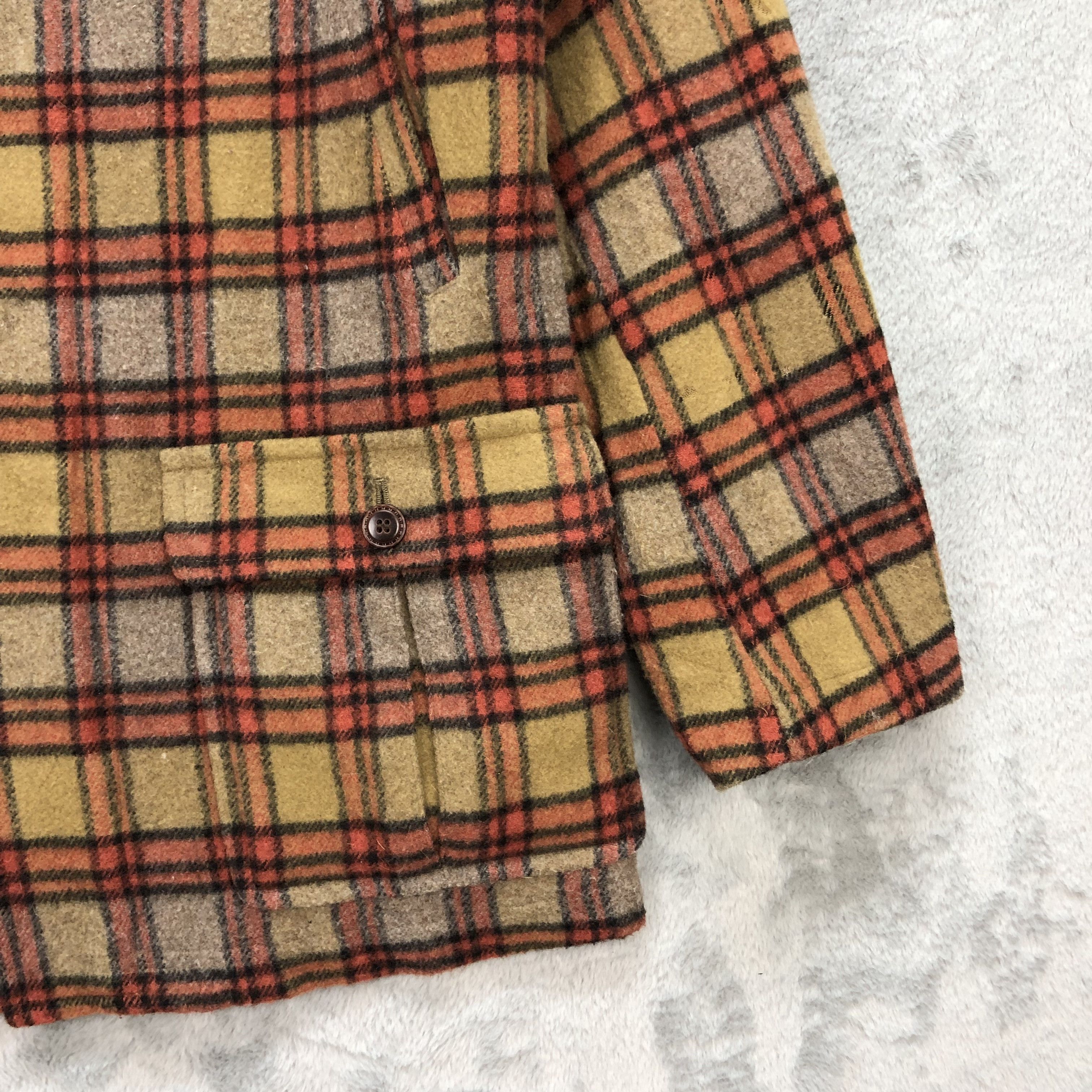 Japanese Brand SHETLAND SHEEPDOG SHELTIE CLUB WOOL TARTAN JACKET #5545-196 Size US M / EU 48-50 / 2 - 5 Thumbnail