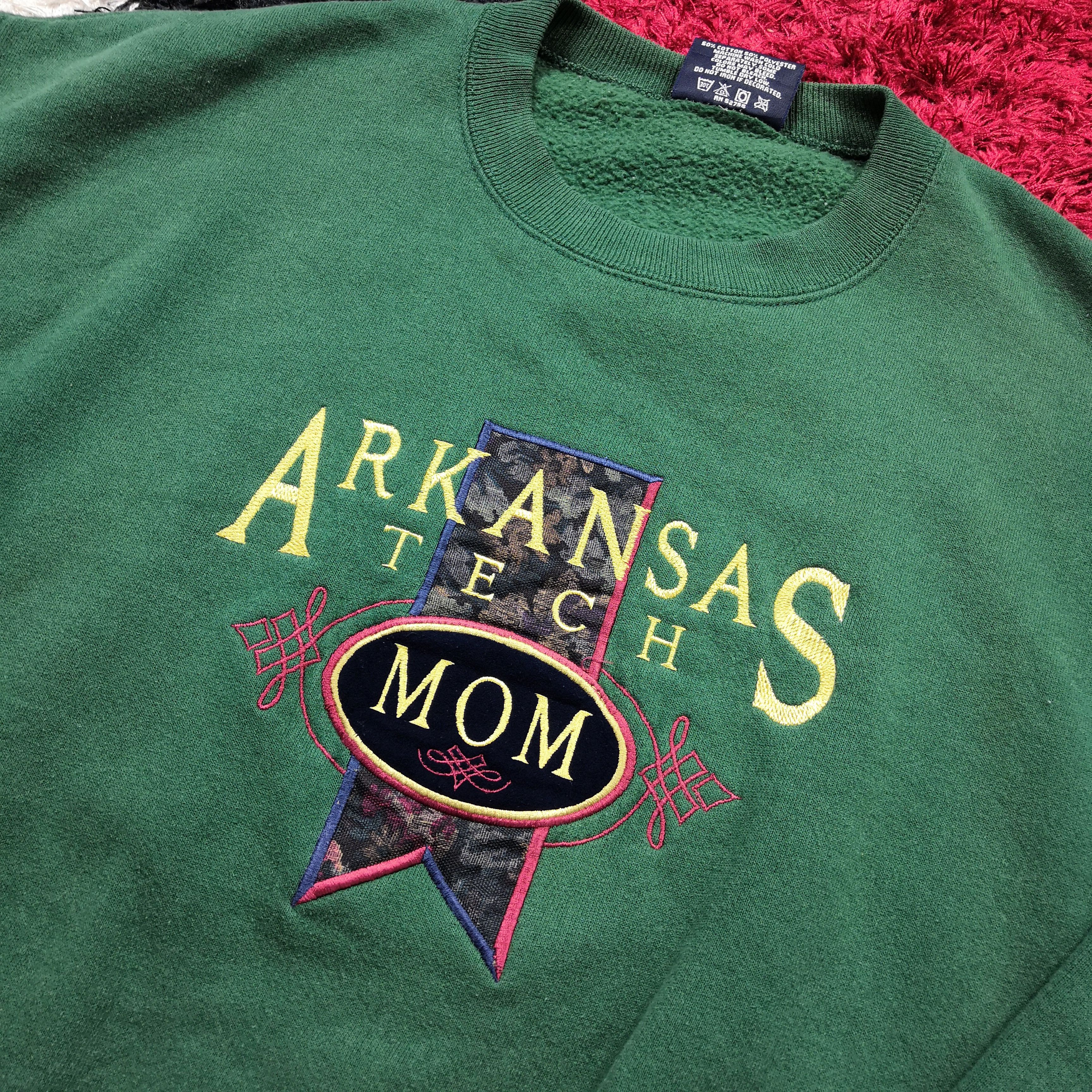 Jansport × Vintage Vintage Jansport Sweatshirt Arkansas Tech Mom Sweater Size US L / EU 52-54 / 3 - 3 Thumbnail