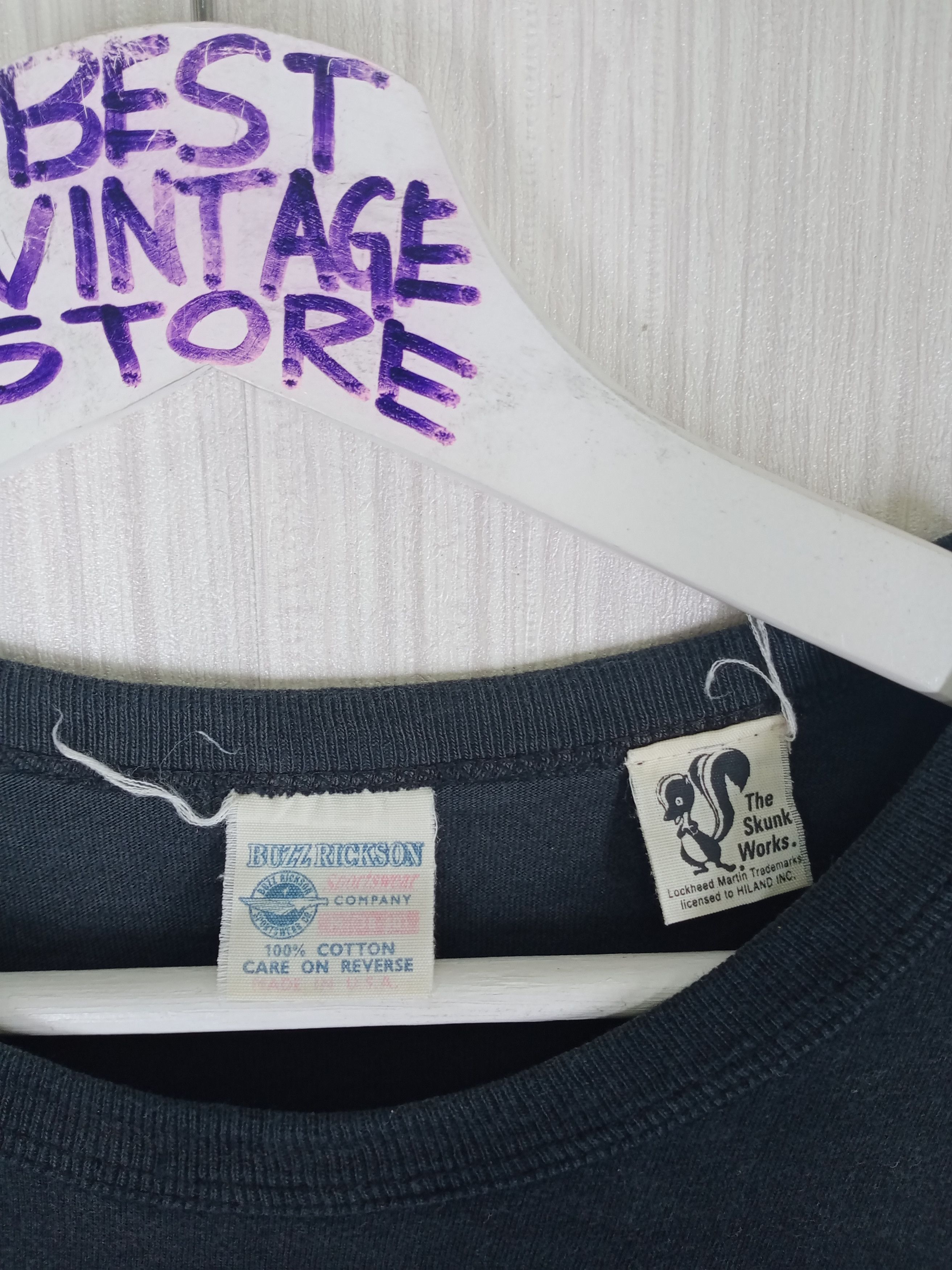 Buzz Rickson's Vintage 90s Buzz Rickson Skunk Works Lockhead Martin Tee Size US M / EU 48-50 / 2 - 3 Thumbnail