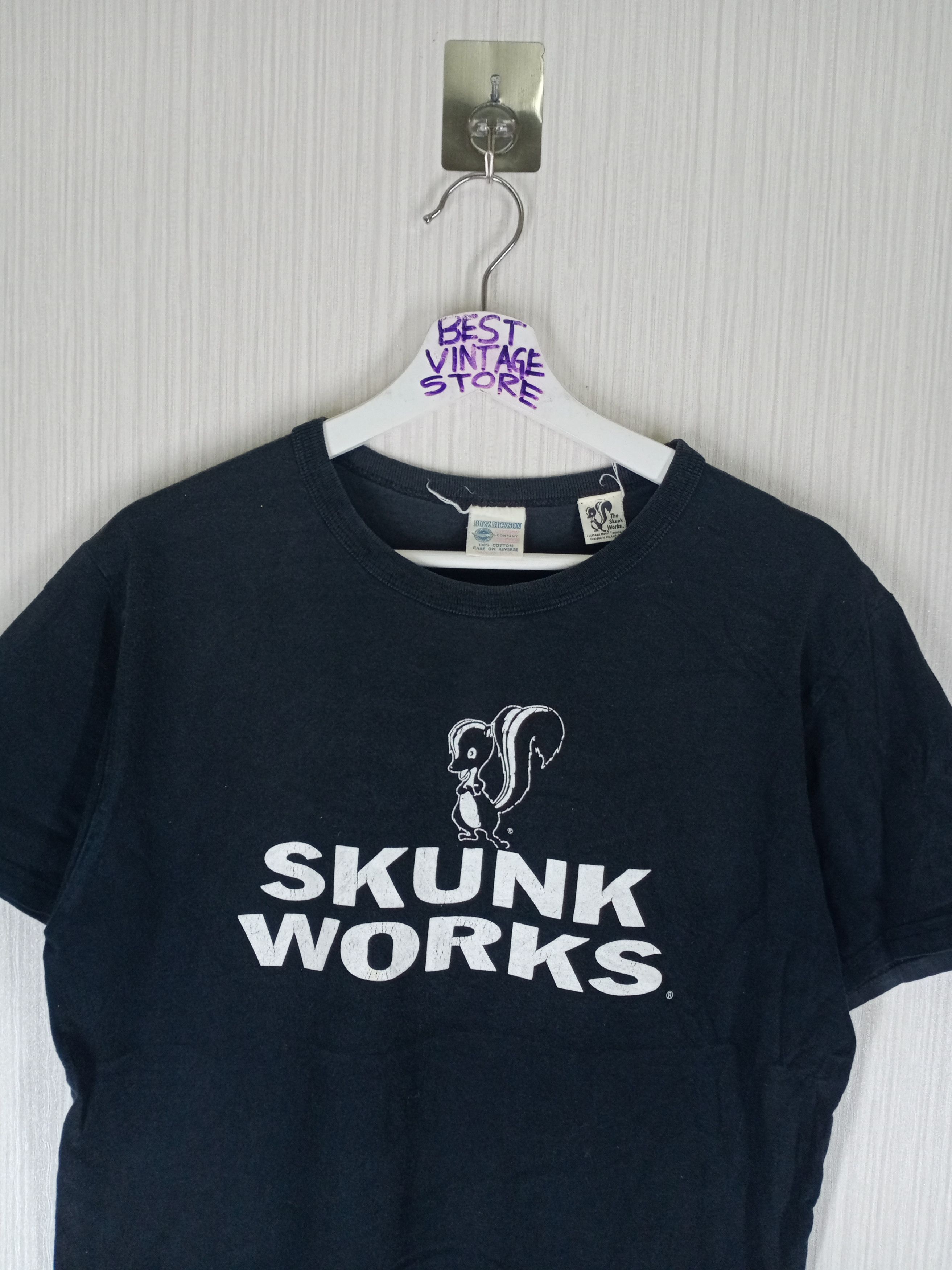 Buzz Rickson's Vintage 90s Buzz Rickson Skunk Works Lockhead Martin Tee Size US M / EU 48-50 / 2 - 2 Thumbnail