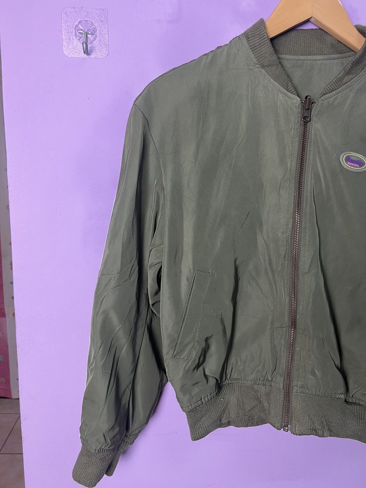 Japanese Brand 🔥Rare Reversible Repipi Armario Flight Jacket Size US M / EU 48-50 / 2 - 5 Thumbnail