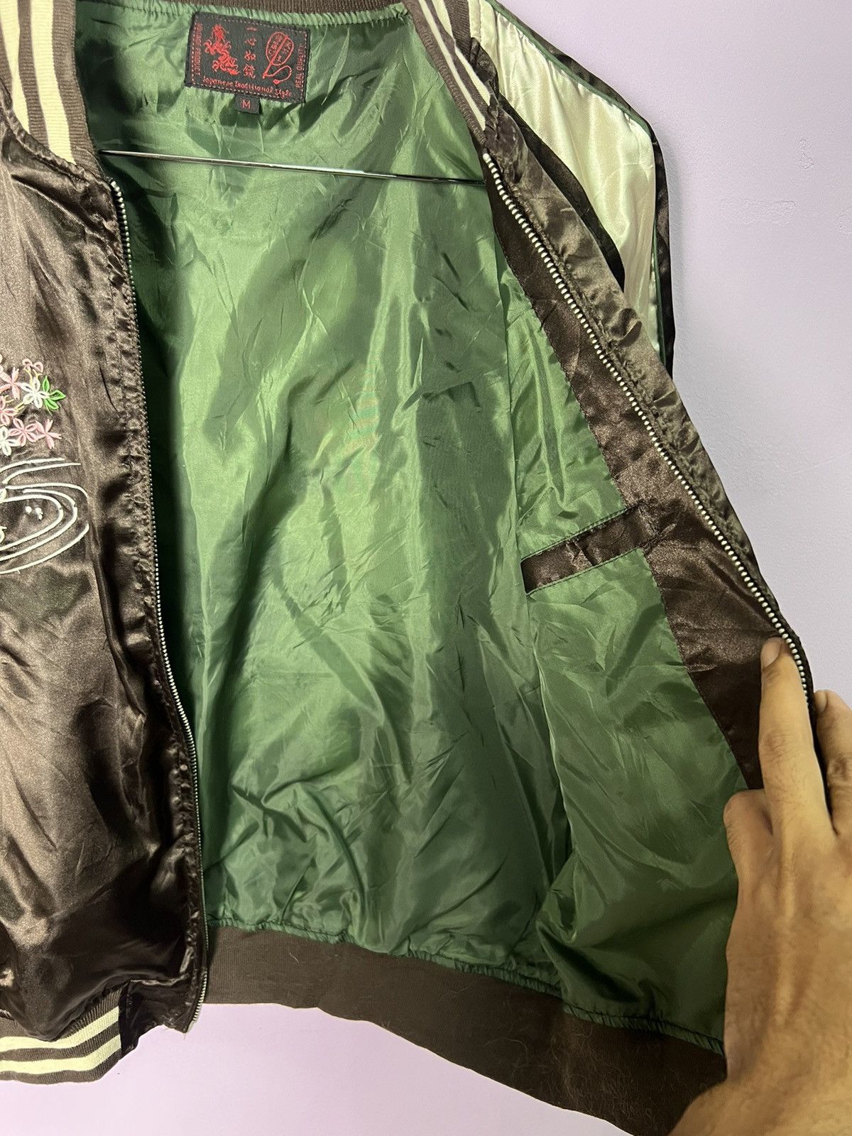 Japanese Brand 🔥Embroidery Koi Fish Sukajan Jackets Size US S / EU 44-46 / 1 - 12 Thumbnail