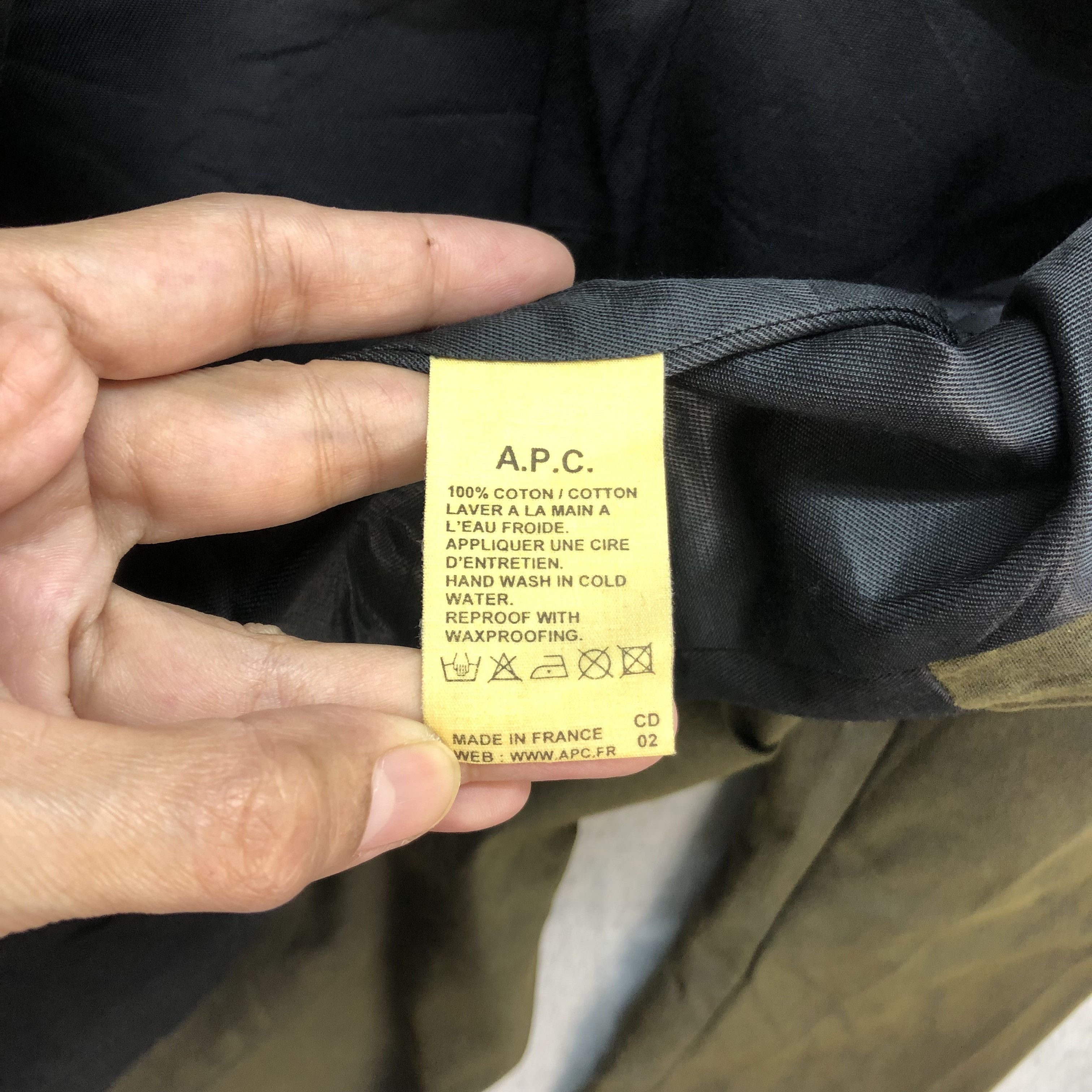 A.P.C. VINTAGE A.P.C. COTTON WAXED JACKET #5758-205 Size US XS / EU 42 / 0 - 8 Thumbnail