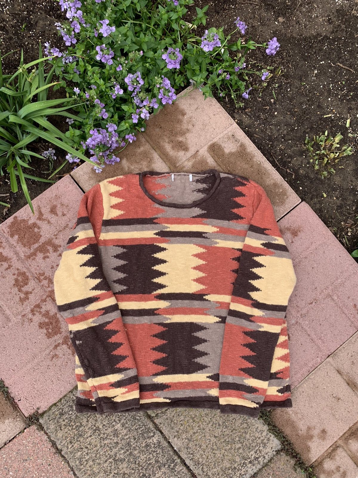 Japanese Brand RARE vintage stripe blaze sweater Size US S / EU 44-46 / 1 - 3 Thumbnail