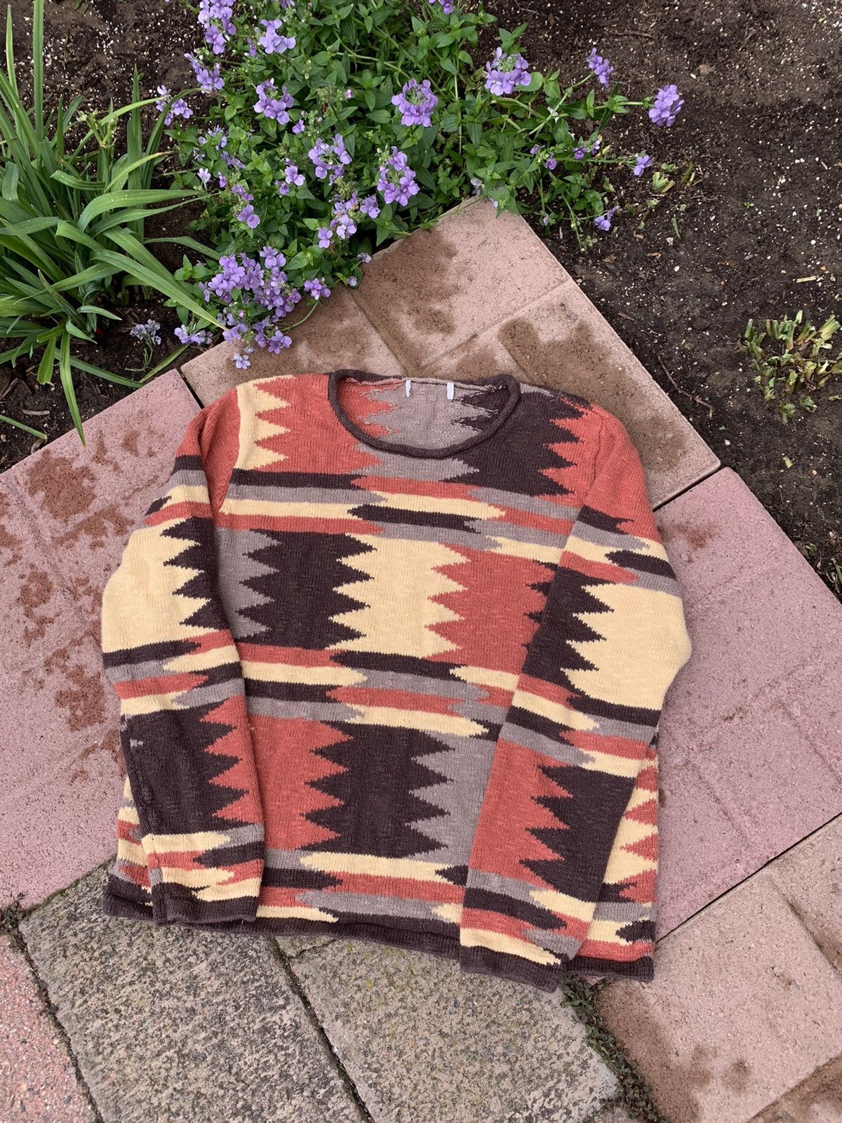 Japanese Brand RARE vintage stripe blaze sweater Size US S / EU 44-46 / 1 - 2 Thumbnail