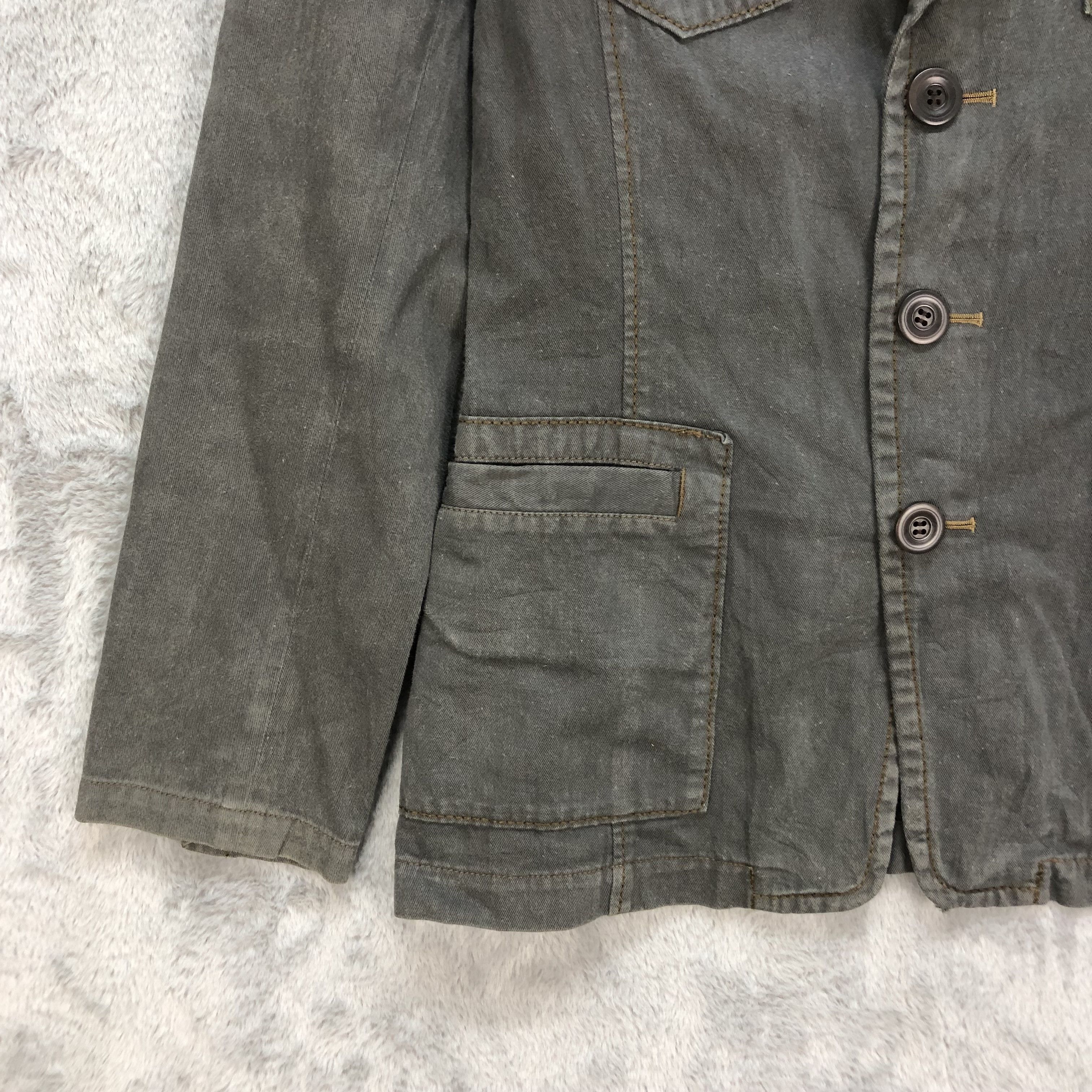 Japanese Brand HEMWORK SLIM FIT CASUAL JACKET FASHION STYLE #6462-68 Size US S / EU 44-46 / 1 - 4 Thumbnail
