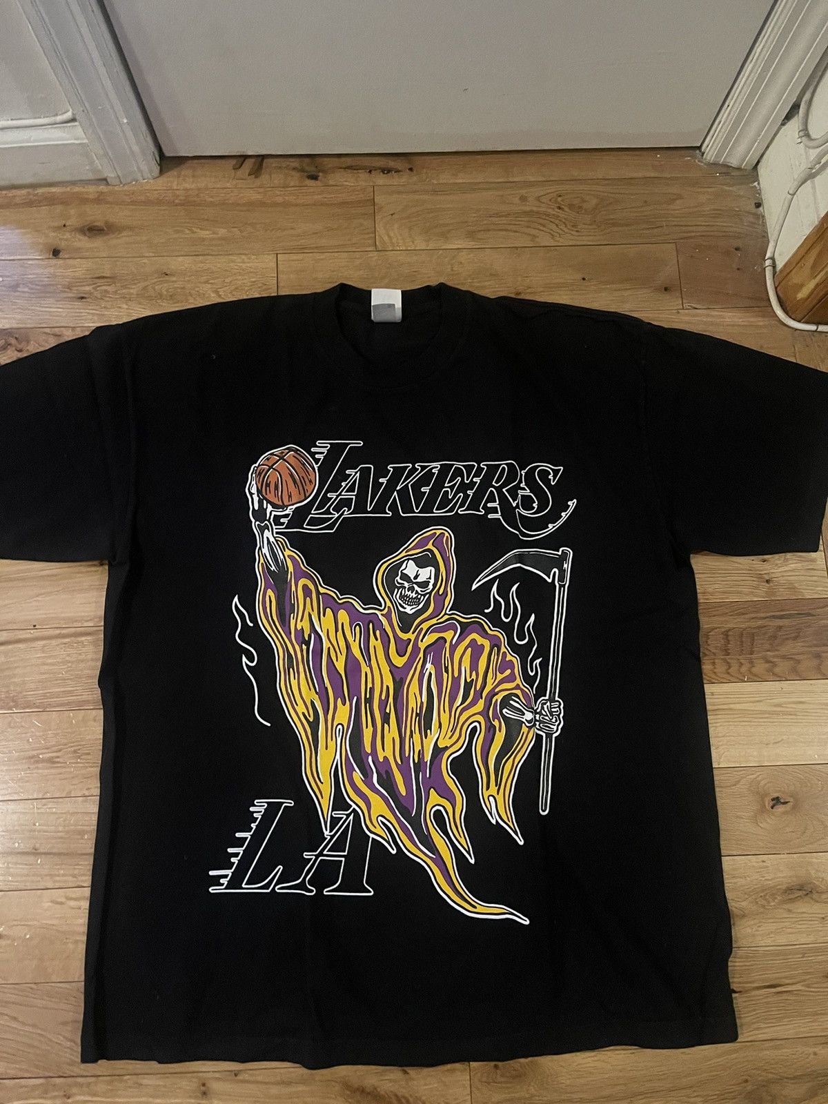 Lakers grim reaper discount hoodie