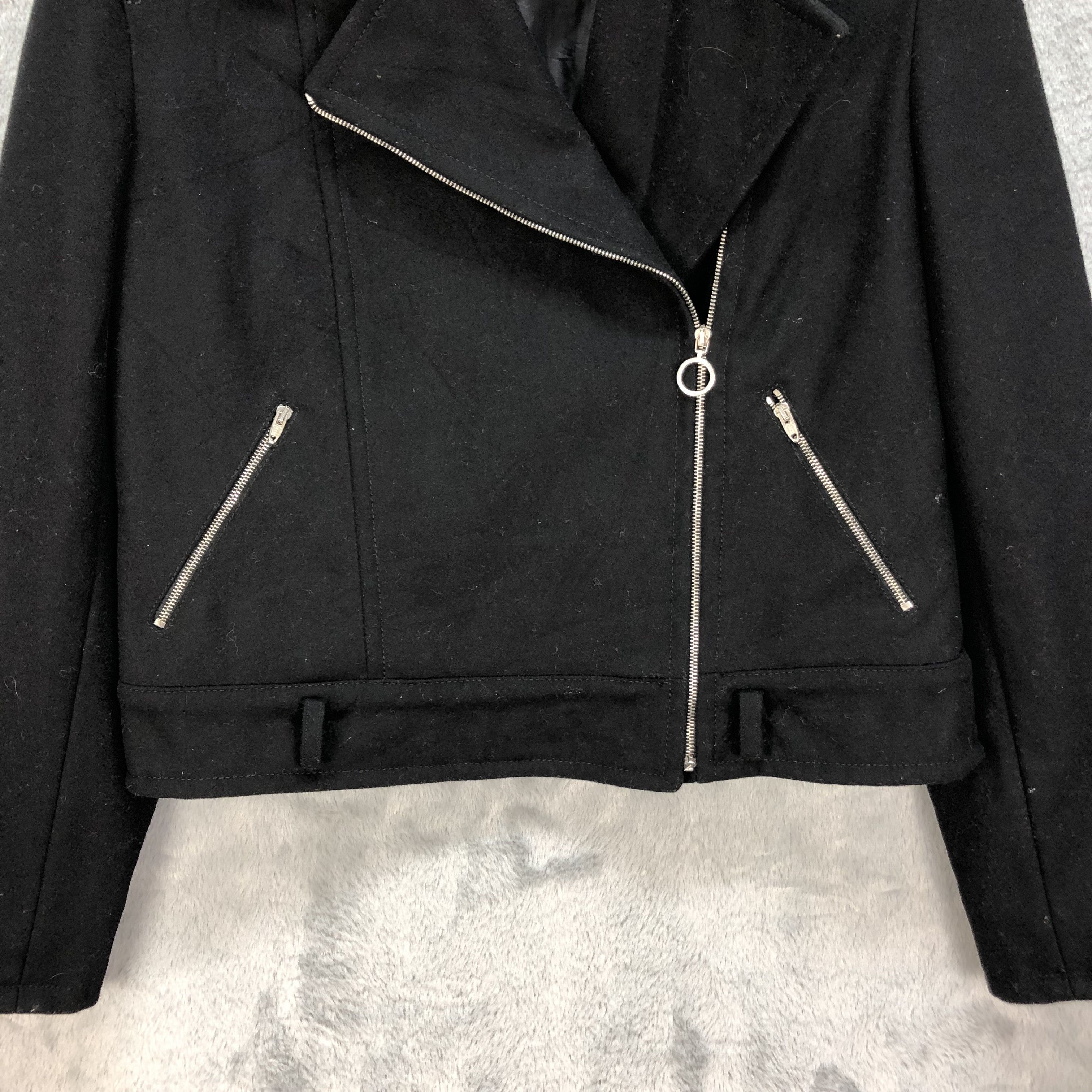 Sportmax SPORTMAX CODE WOOL DOUBLE COLLAR JACKET #5428-189 Size S / US 4 / IT 40 - 3 Thumbnail