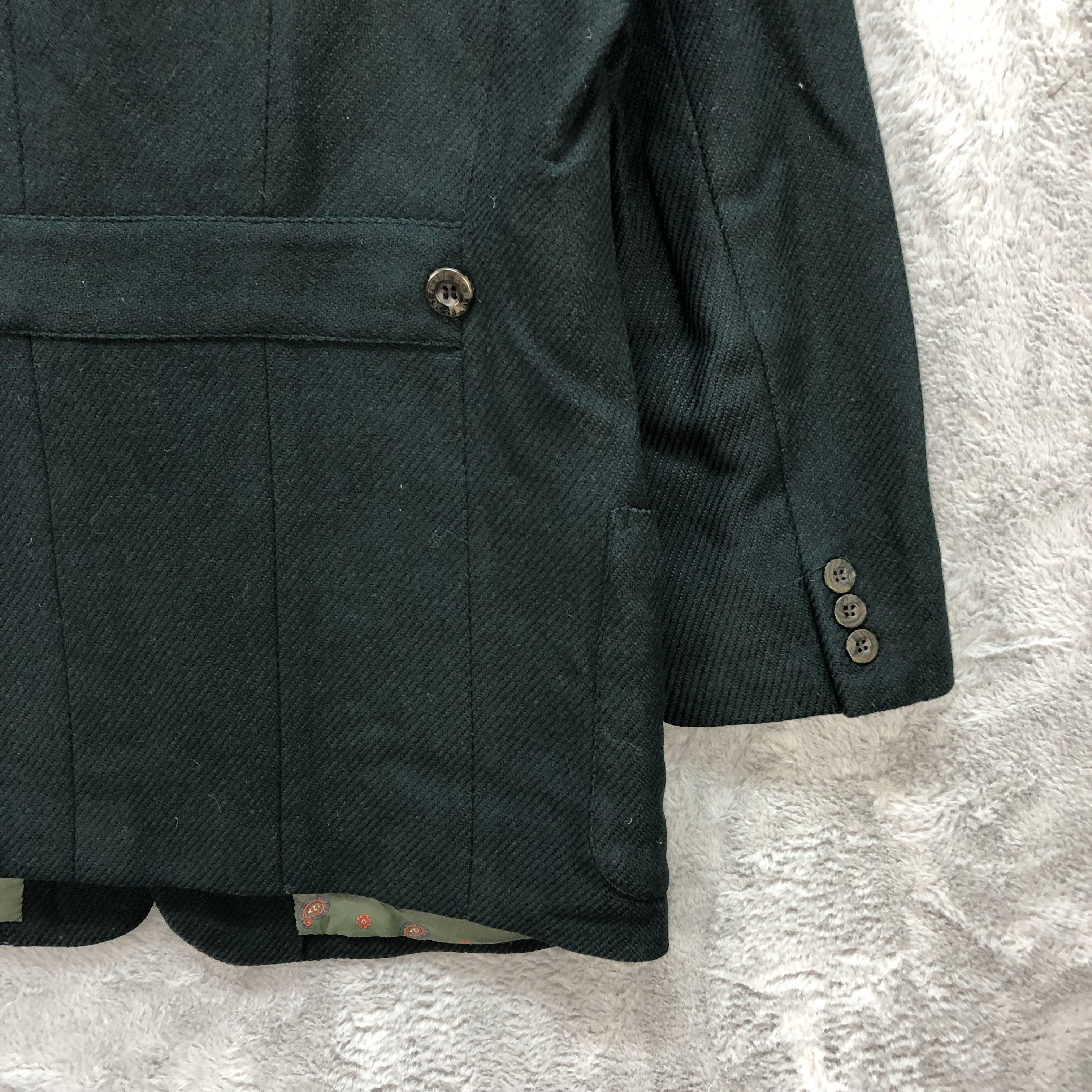 Vintage KYNOCH KEITH SCOTLAND GREEN BLAZER / SUIT JACKET #6269-57 Size US M / EU 48-50 / 2 - 12 Thumbnail